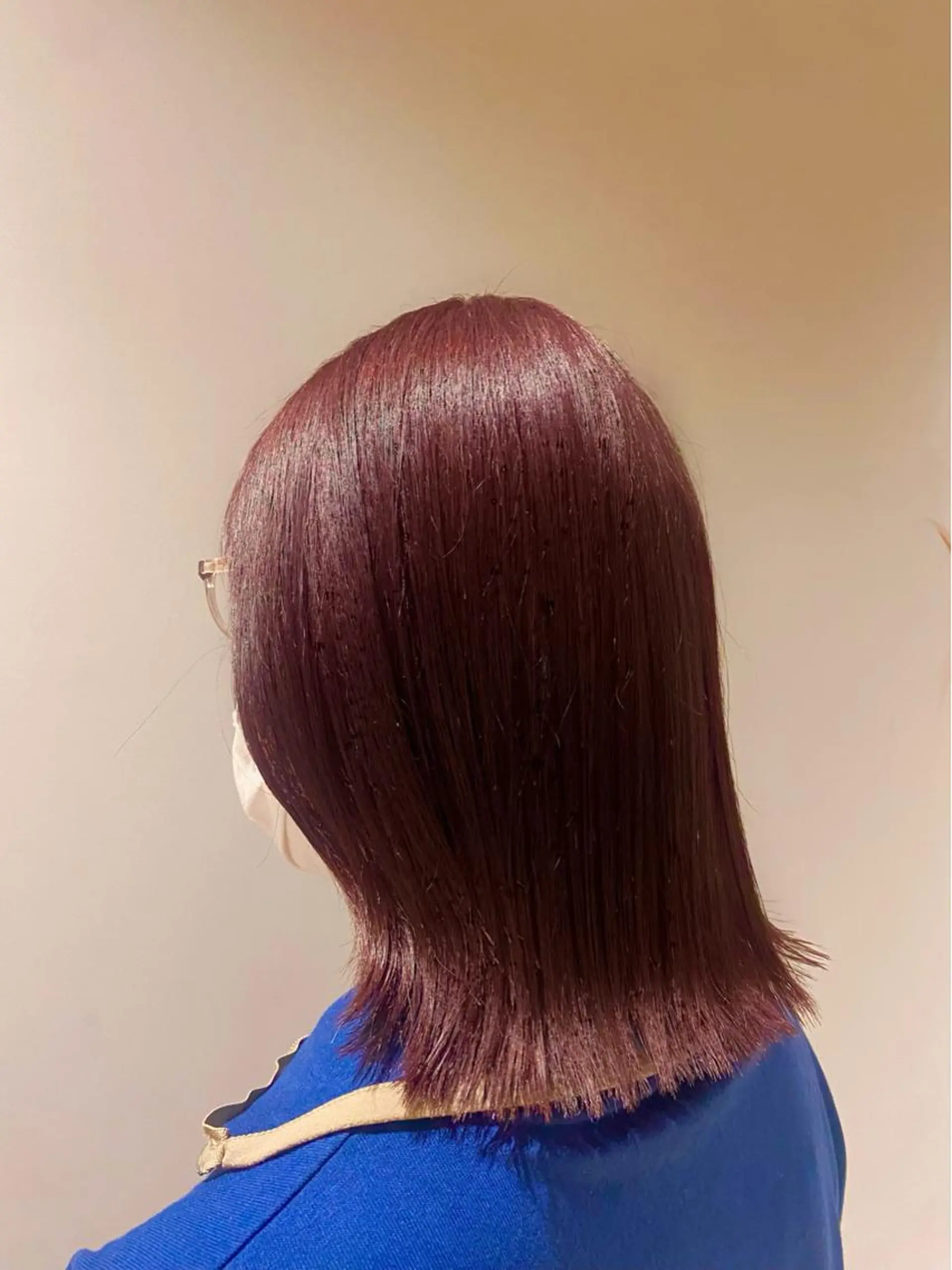 ミディアム カラー ミディアムパーマ バレイヤージュ ブリーチ ケアブリーチ カシス カット ヘアカラー 縮毛矯正 トリートメント ♡オシャ髪♡AI ✂️newi町田のヘアスタイル