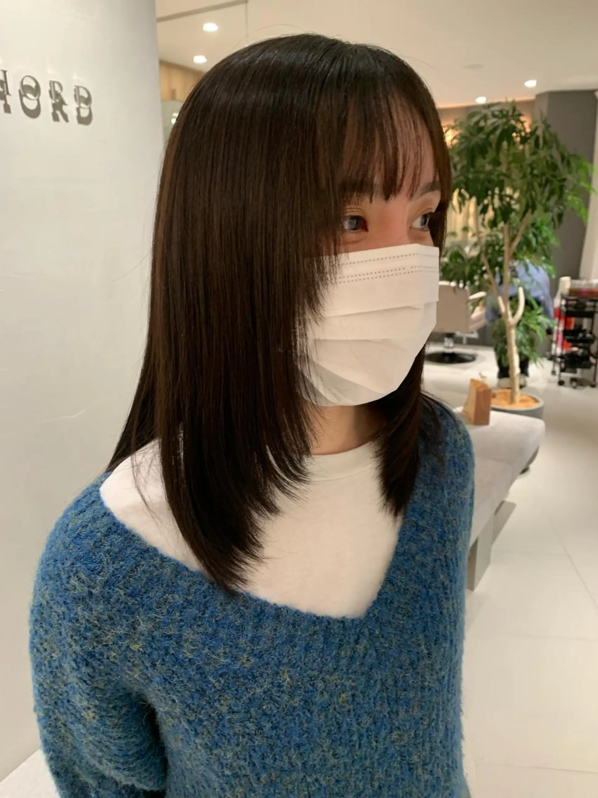 セミロング 🩵波多野 来実🩵のヘアスタイル