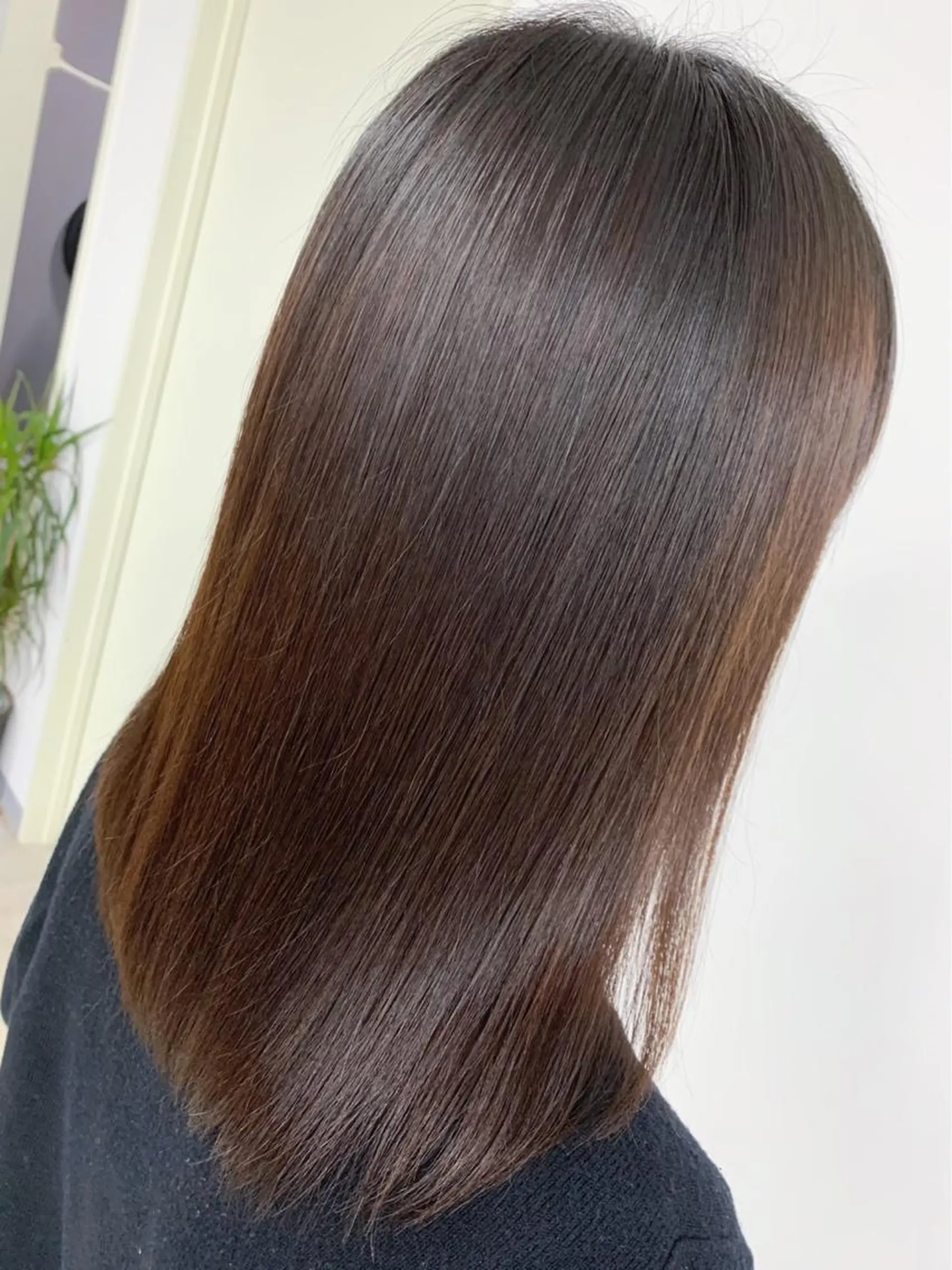 ミディアム カット 縮毛矯正 🍓若山　未羽🍓 ReCharme新保のヘアスタイル