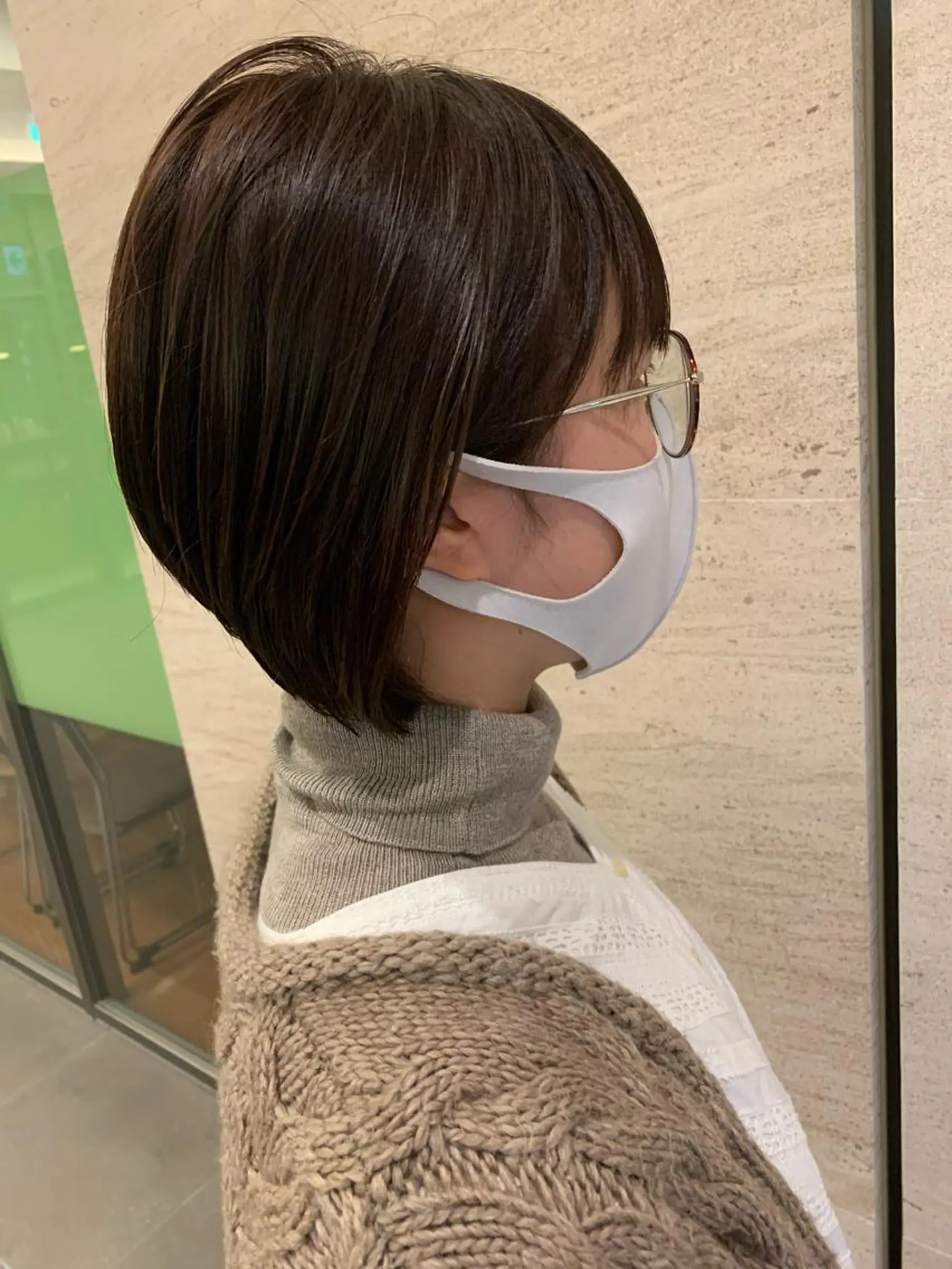 ショート ショートボブ ボブ くびれヘア ショートヘア カット TOKIO所属・大江 樹のヘアスタイル