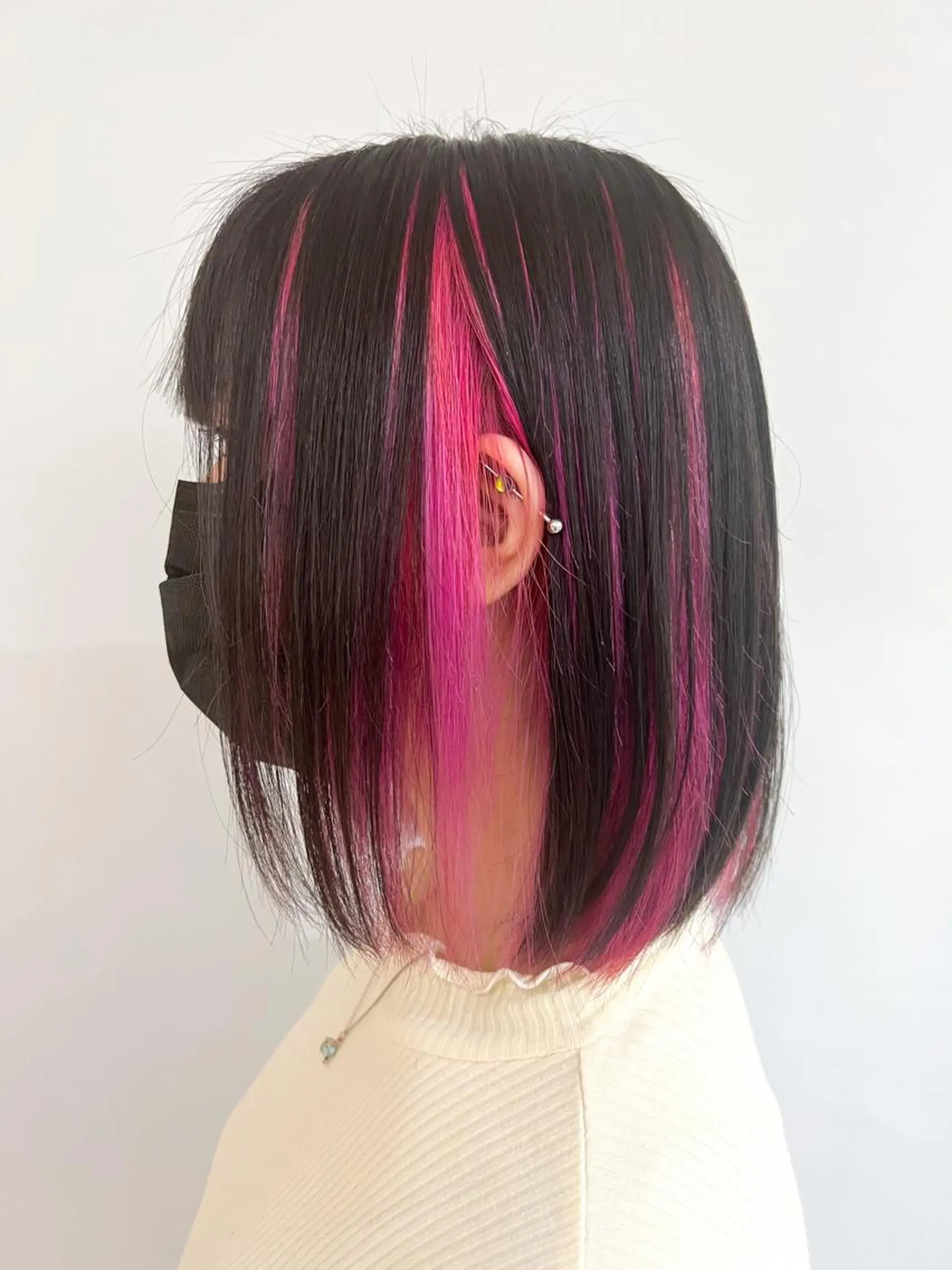 ミディアム カット ヘアカラー トリートメント ☺︎ RIHOのヘアスタイル