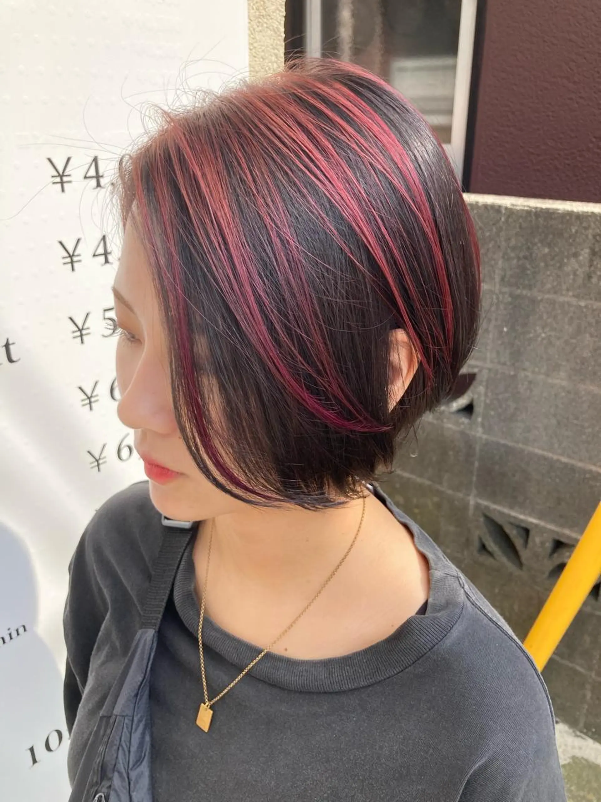 ショート レイヤーカット ショートヘア ヘアカラー 永井 大希のヘアスタイル