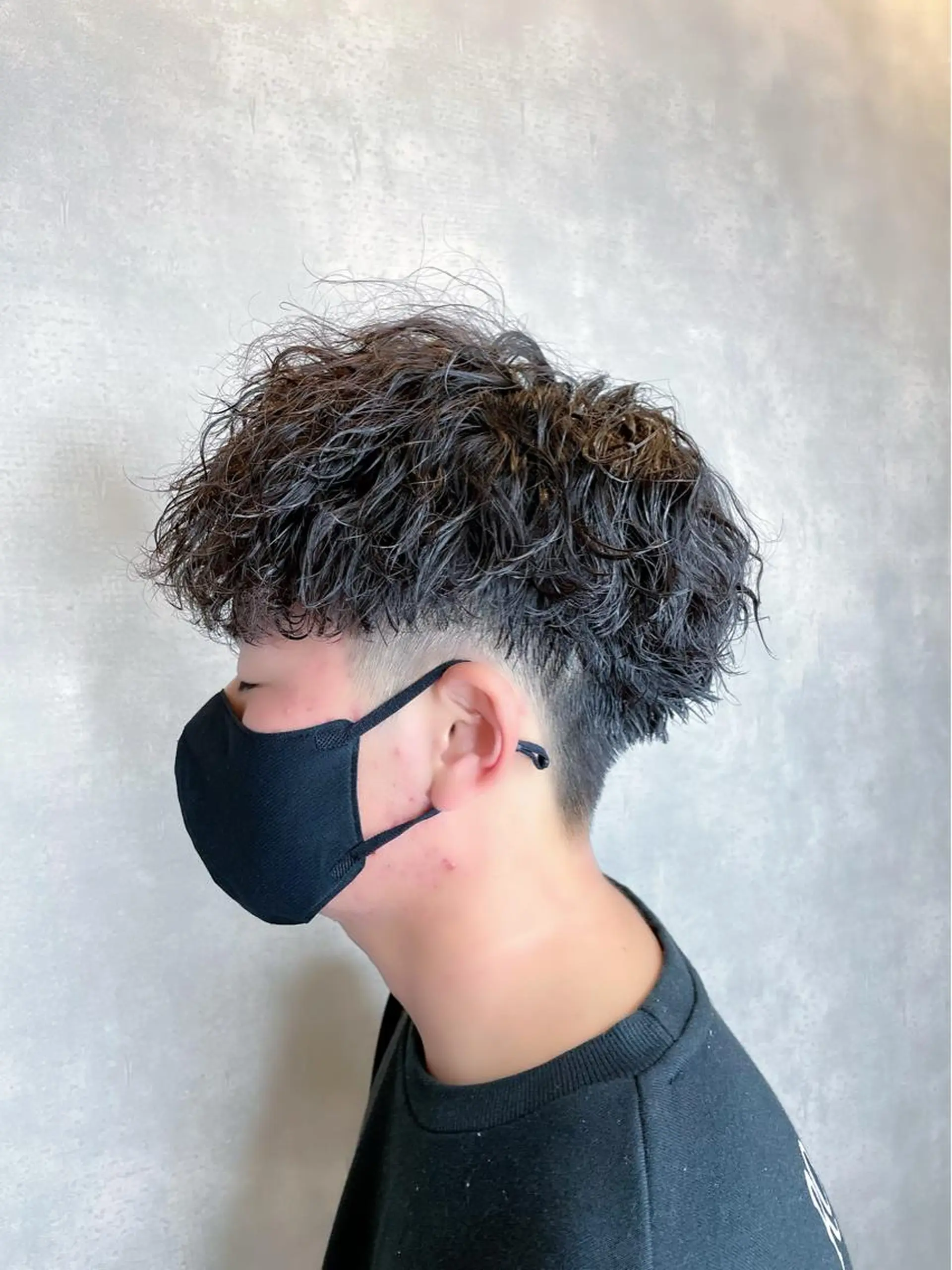 メンズ メンズパーマ 刈り上げ BLEACHI桜田店所属・BLEACHI桜田店 西澤元気のヘアスタイル