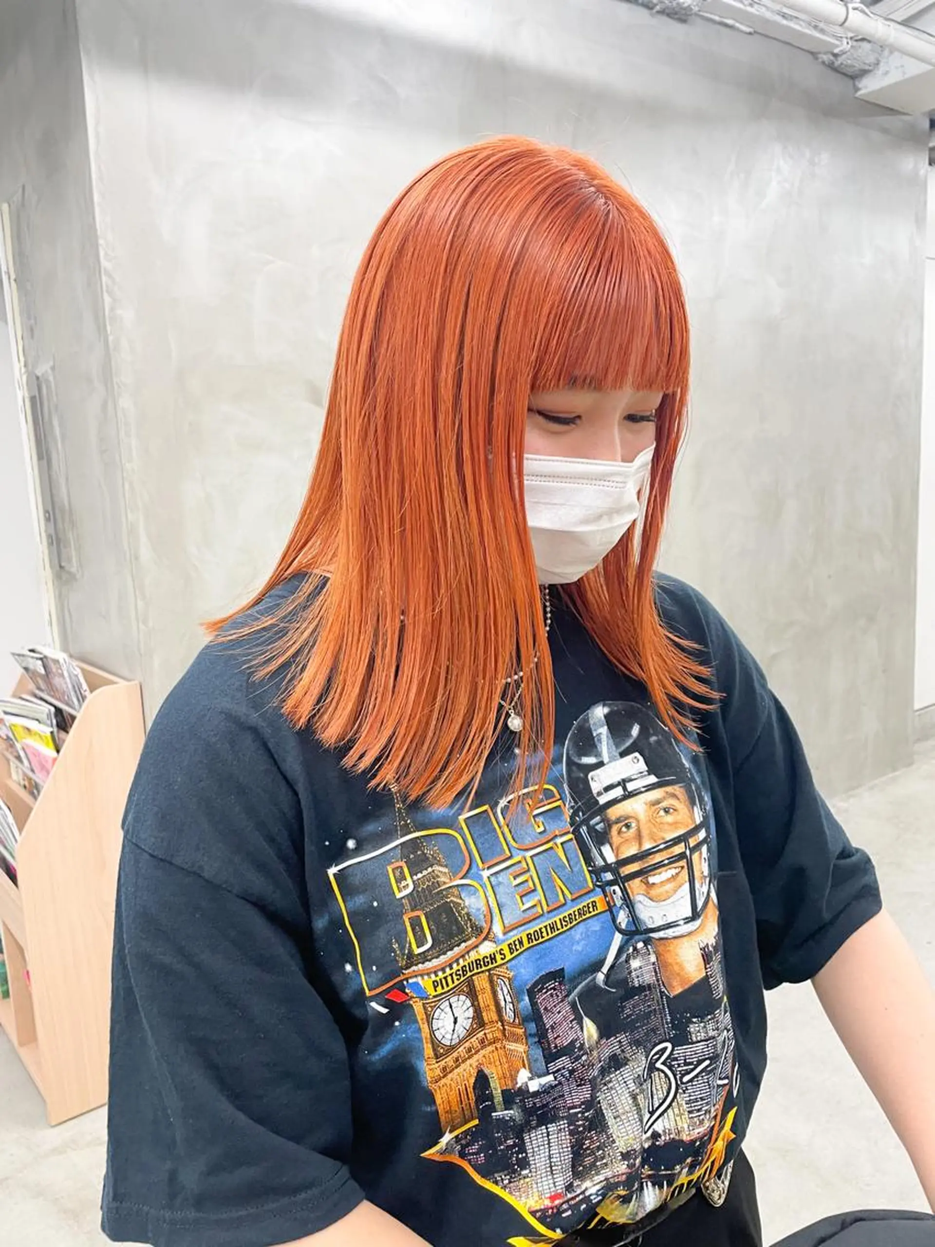 ミディアム カラー カット ヘアカラー トリートメント yurika☁️ 似合わせ｜レイヤーのヘアスタイル