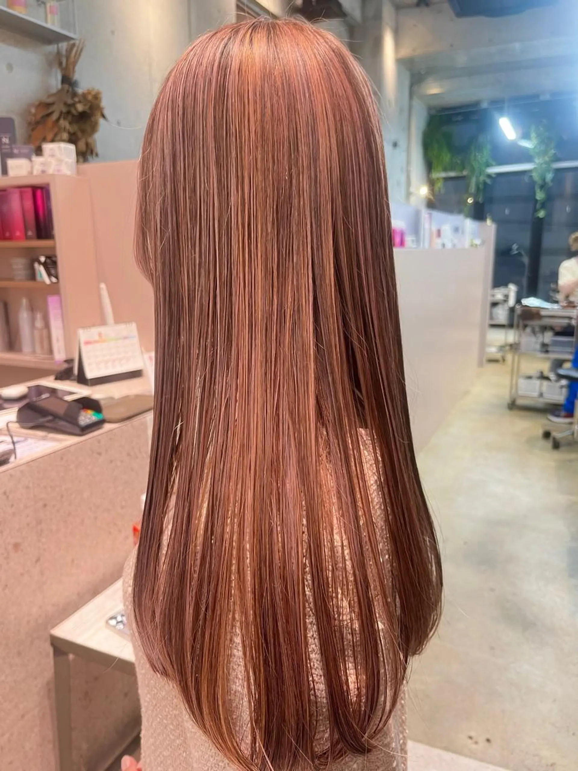 セミロング カラー カット ヘアカラー 🍊🍊COコ かぢあおい🍊🍊のヘアスタイル