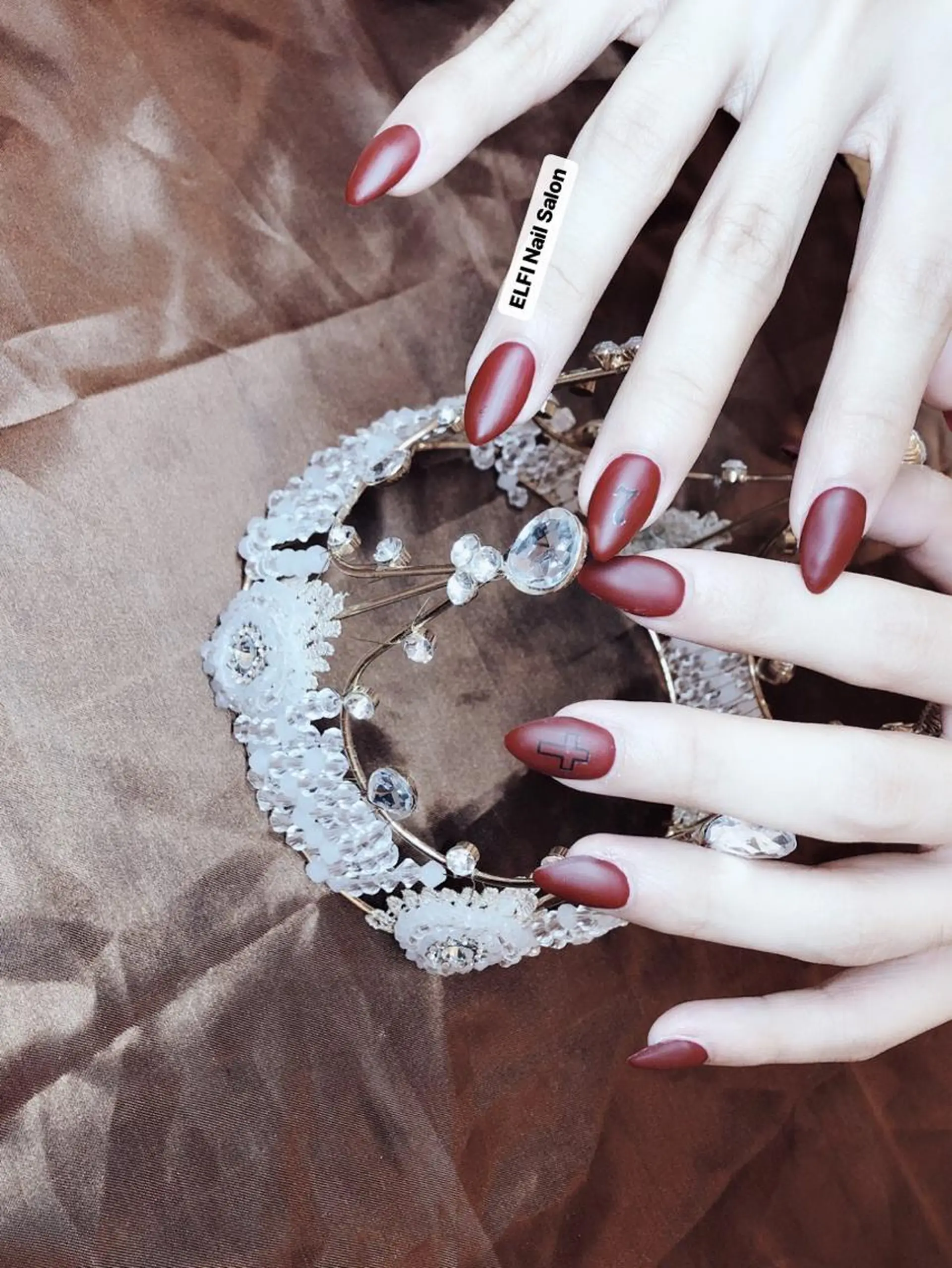 ネイル 🖤スカルプ R🖤のネイルデザイン