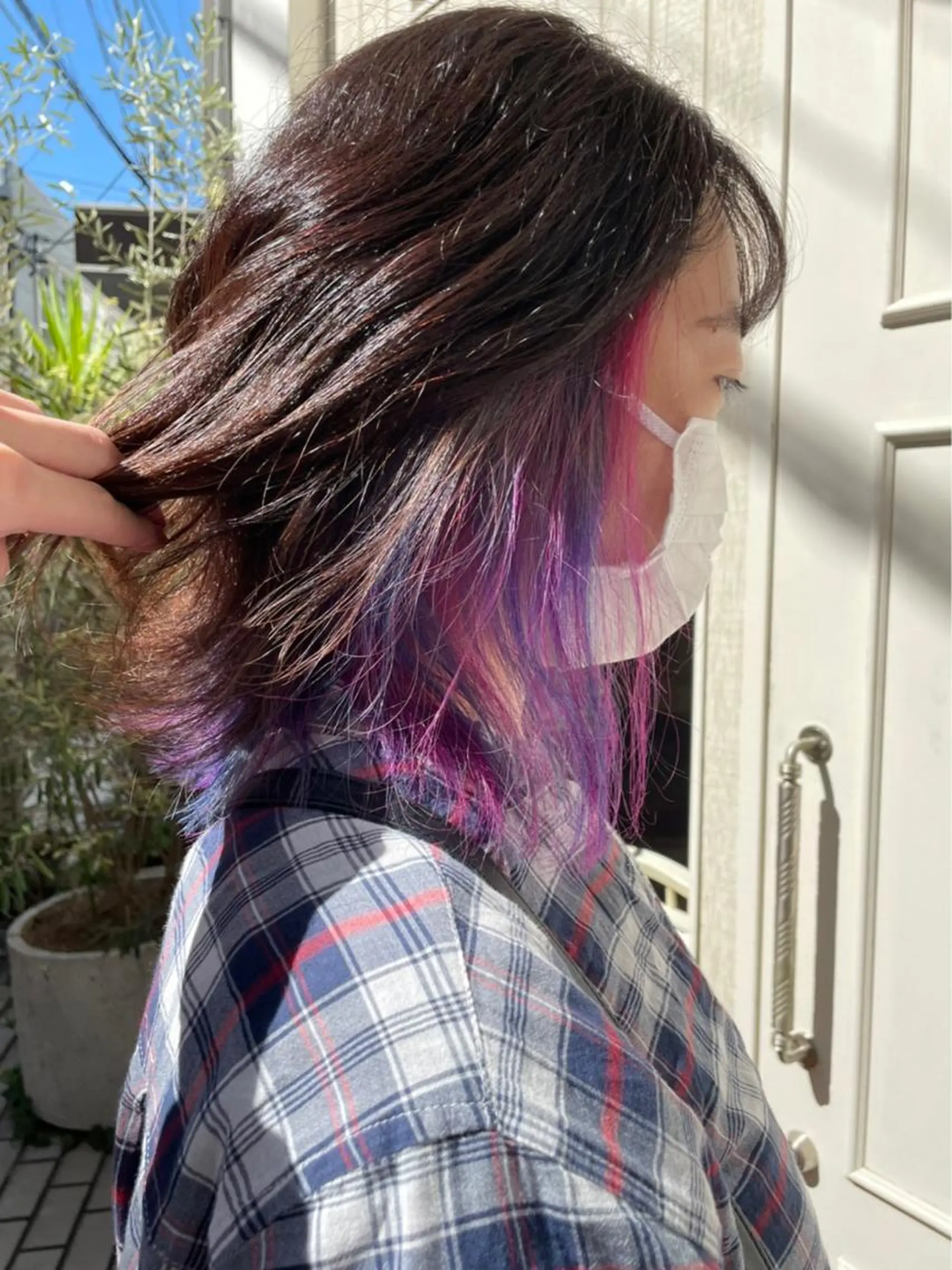 ミディアム カラー 💈Blanco💈 カラー&ケア🌈のヘアスタイル