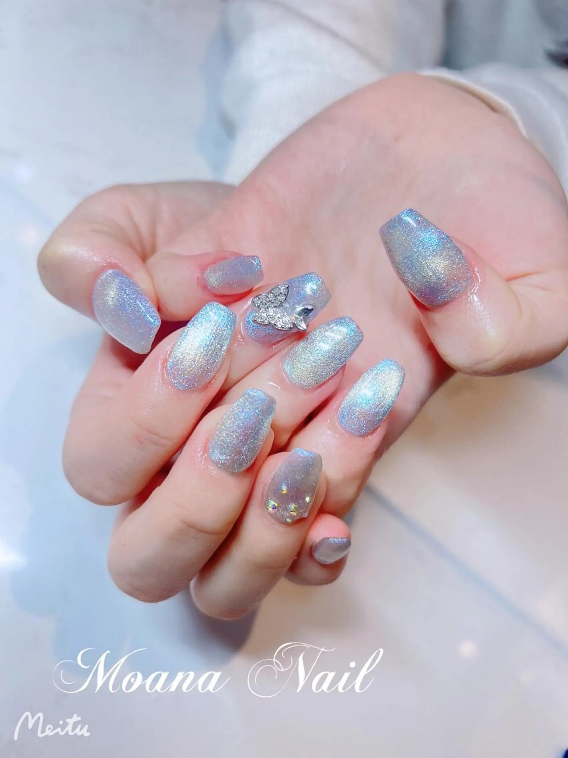 ネイル クリアネイル 長さ出し フットネイル フレンチネイル ジェルネイル Moana Nail 長さだし専門店のネイルデザイン