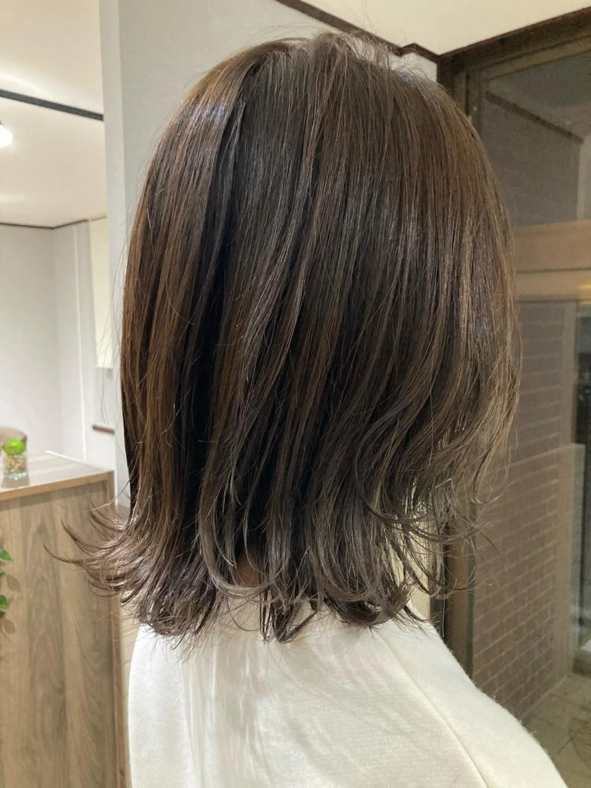 ミディアム カット ヘアカラー トリートメント hair salon rita 野々市所属・中野 幹也のヘアスタイル