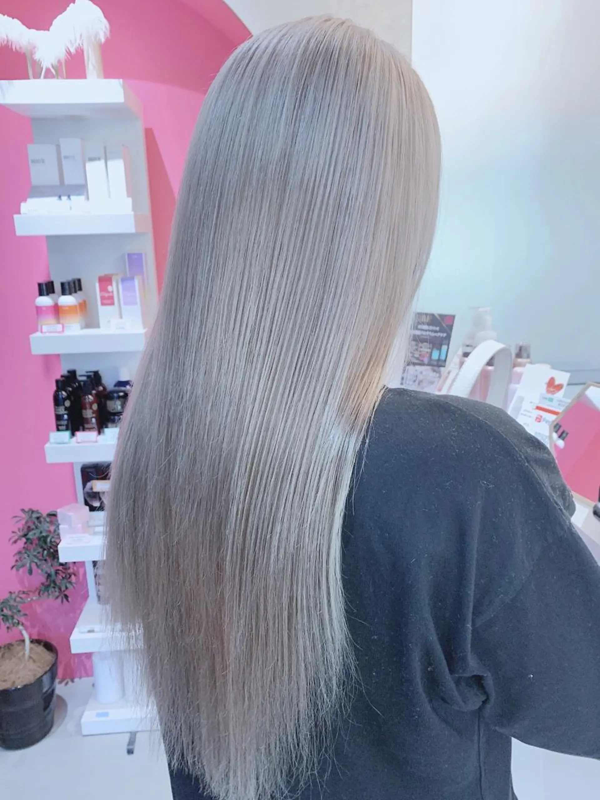 ロング カラー カット エクステ ヘアセット box  mico. mutsumiのヘアスタイル