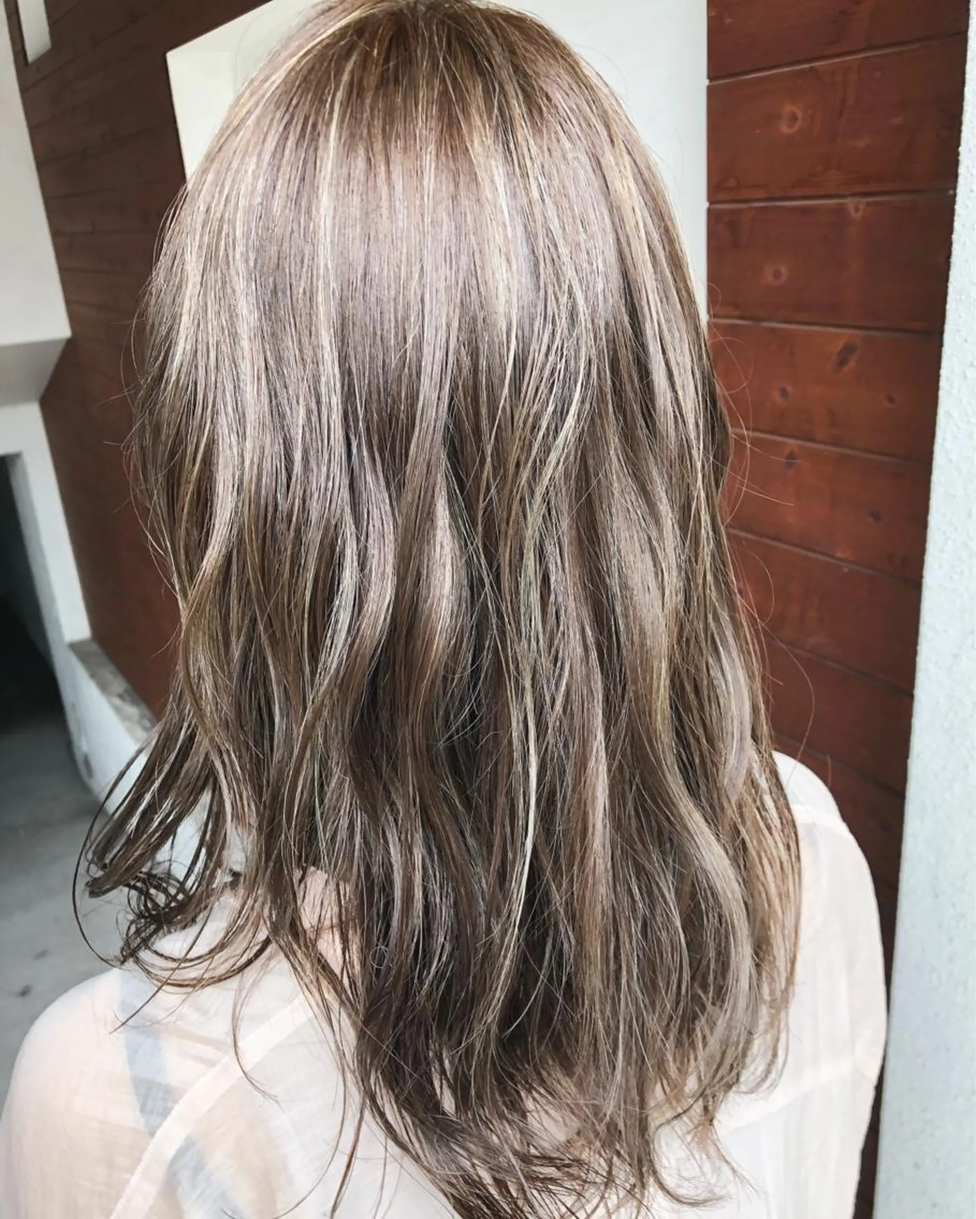 セミロング ヘアカラー トリートメント 松本 剛成のヘアスタイル