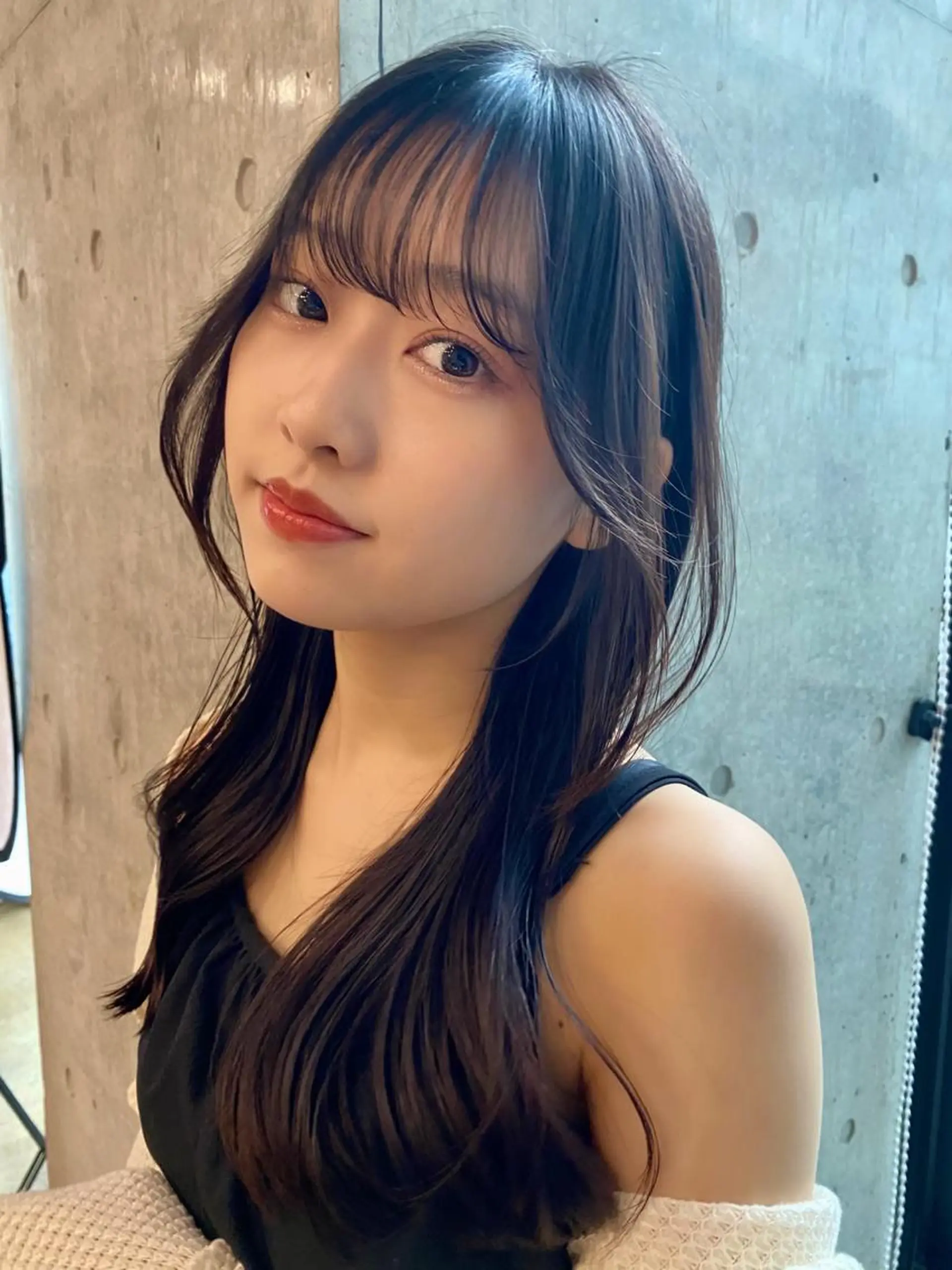 ロング レイヤーカット カット 縮毛矯正 トリートメント SALOWIN原宿AROA店所属・顔まわり神カット✂︎ 齋藤雄大【表参道】のヘアスタイル