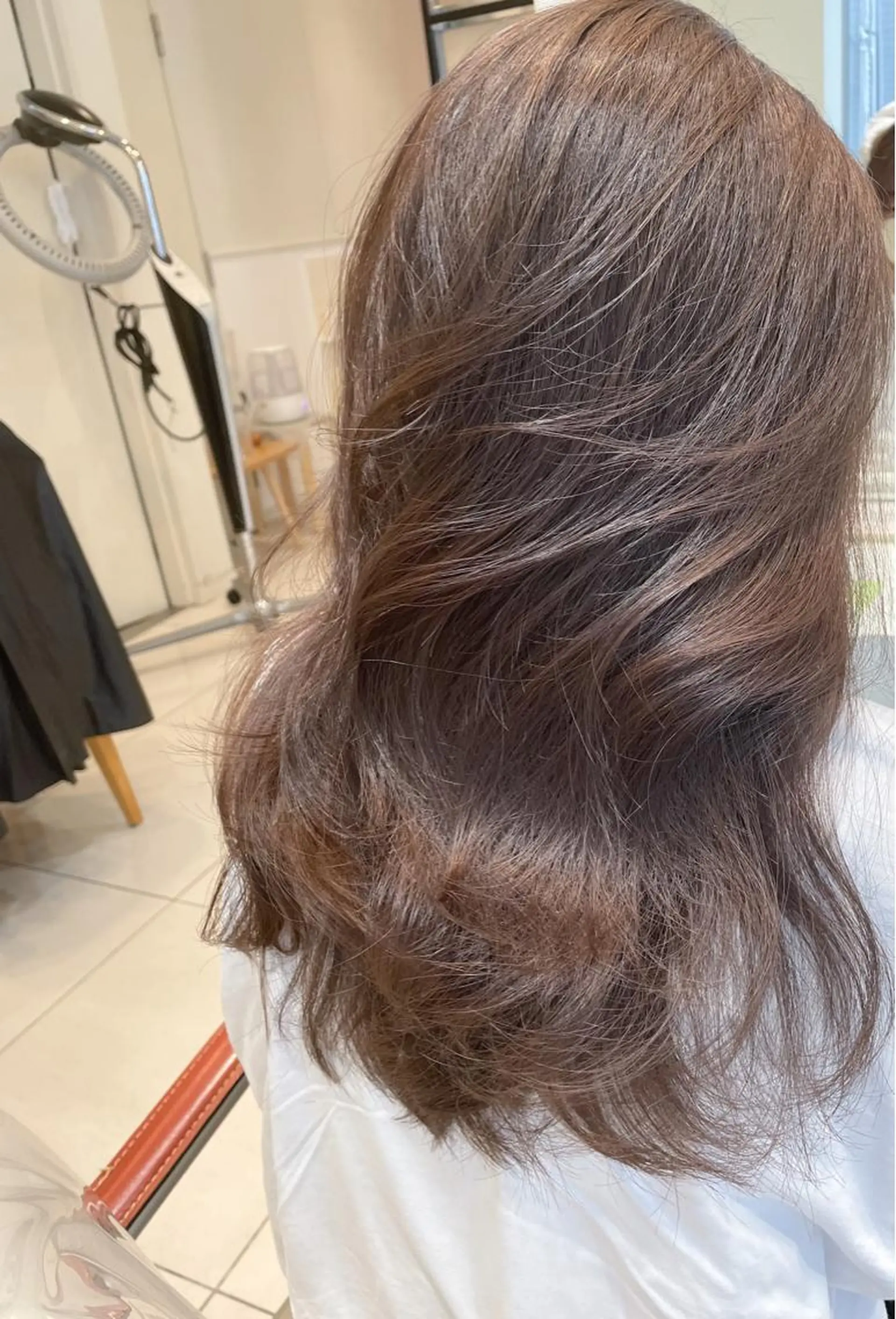 ロング 💗ブリーチなし 透け感💗徳井はやとのヘアスタイル