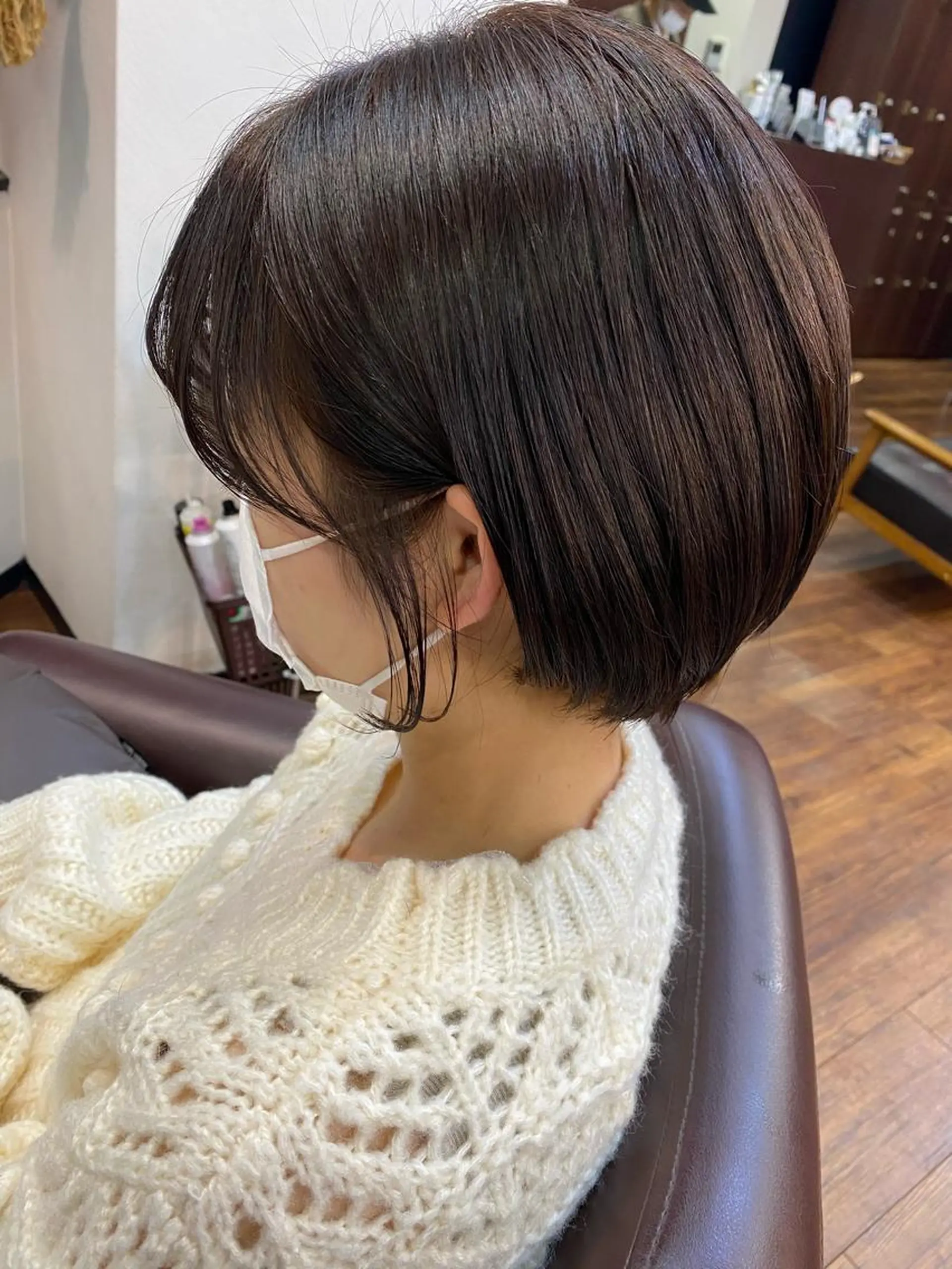 ショート レイヤー/顔周り 田山　穂波のヘアスタイル
