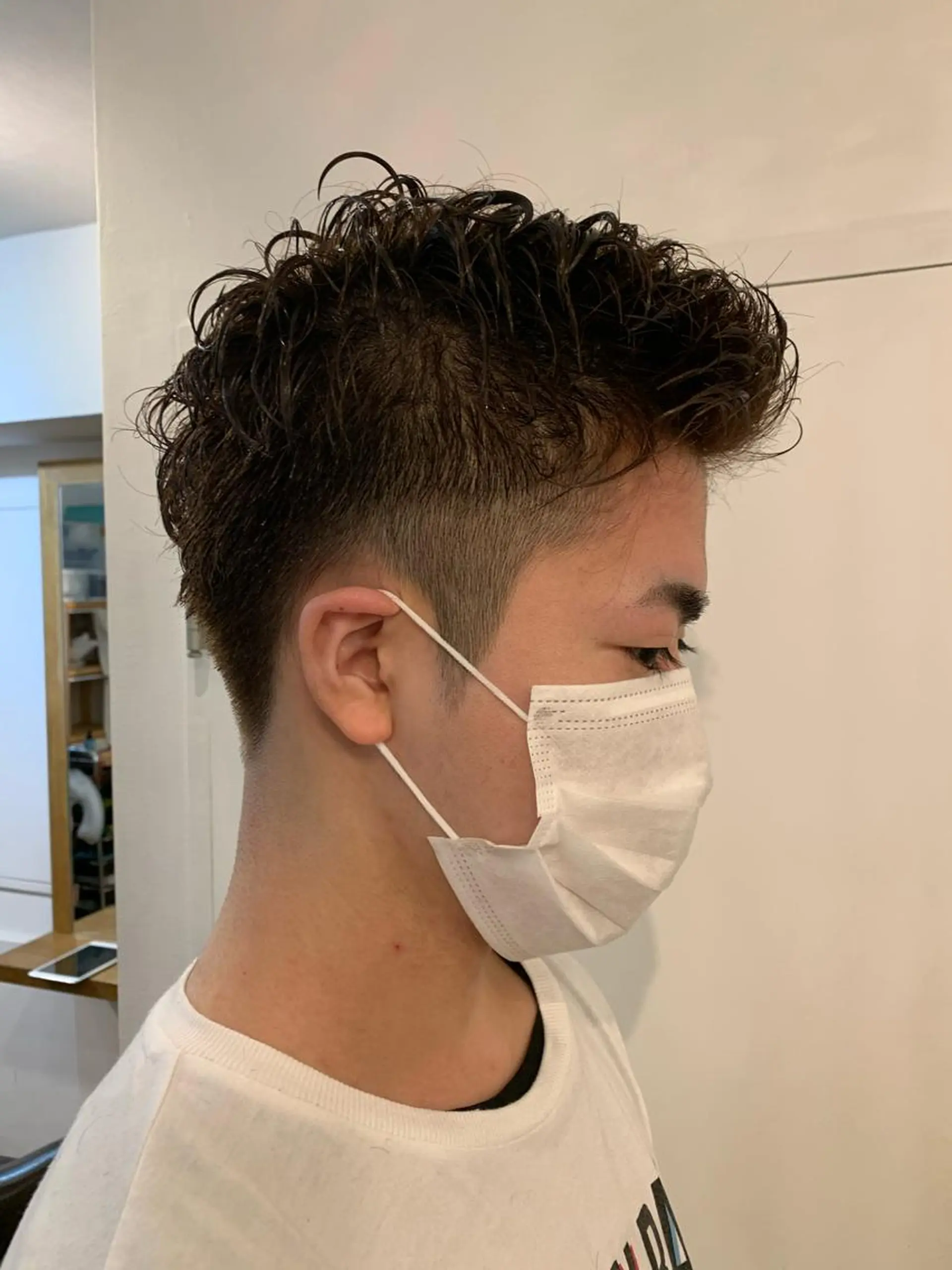 パーマ メンズ エンドウ ミノリ🤎 /半個室/レイヤーのヘアスタイル