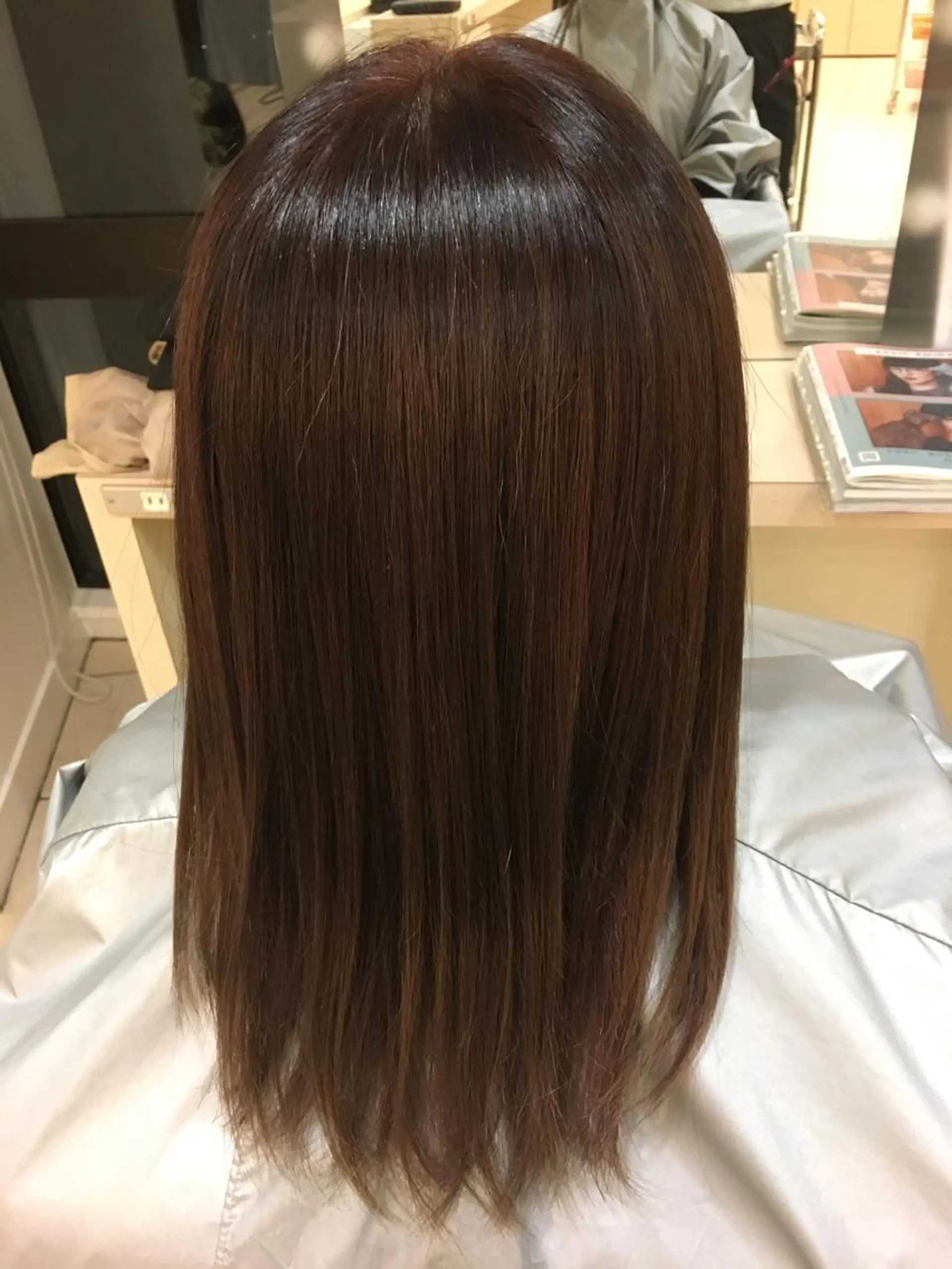 セミロング 🌟ROUGE 🧸おびつななみのヘアスタイル