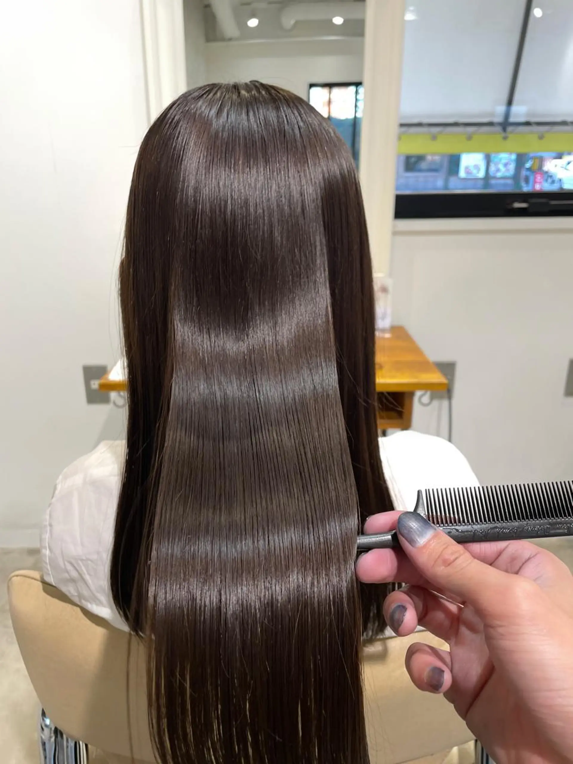 ミディアム ショートボブ ミディアムパーマ ボブ くせ毛 髪質改善 salowin suite 柏所属・髪質改善特化 専門美容師オクダ♂のヘアスタイル