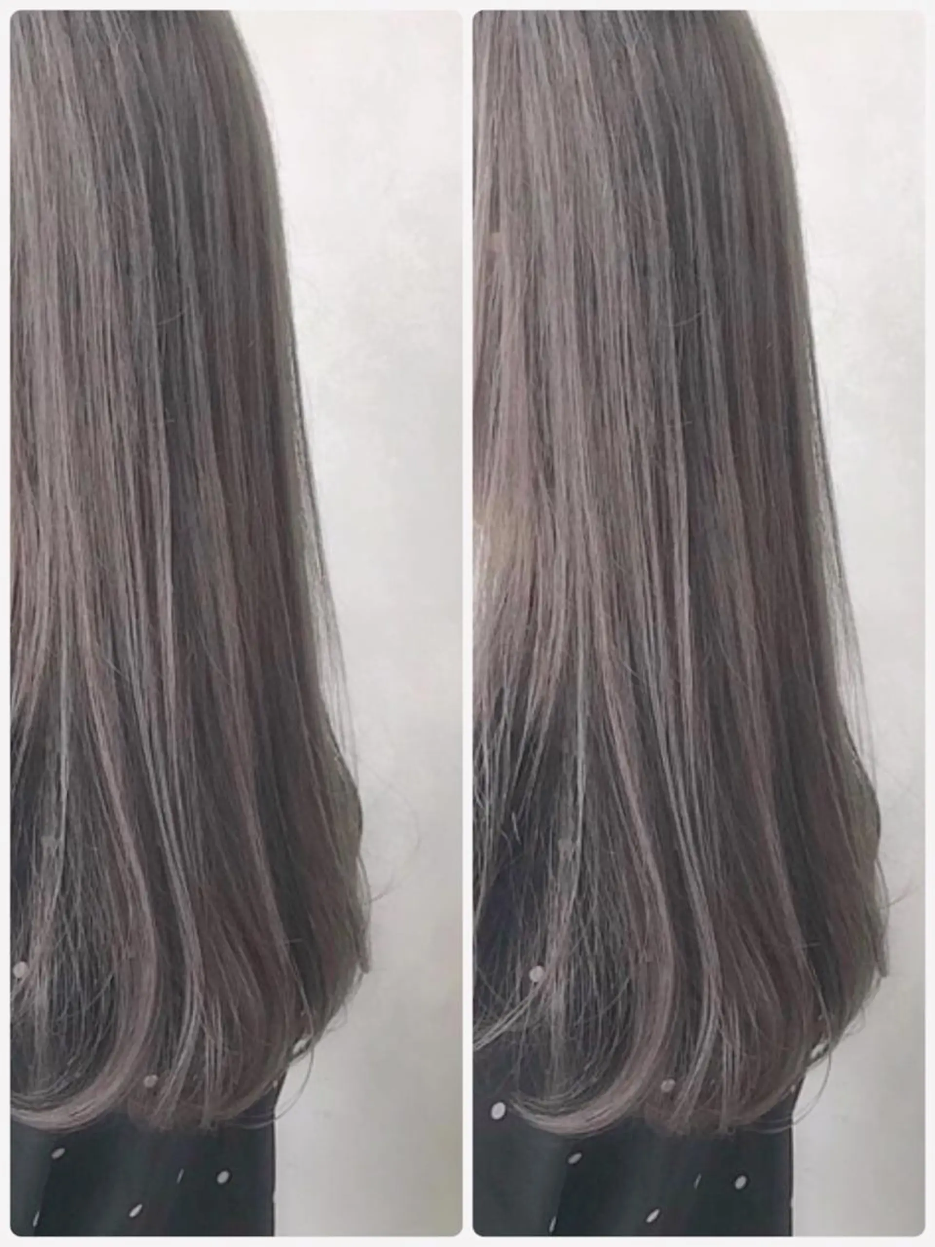 ロング カラー ヘアアレンジ グレージュ レイヤーカット topstylist 芳賀みなみのヘアスタイル