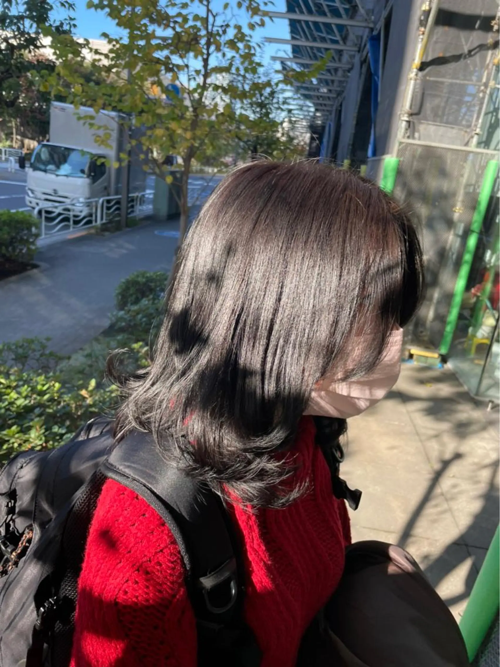 ミディアム カラー グレージュ オリーブグレージュ オリーブグレー カット ヘアカラー シャルマン銀座店所属・🌟東銀座マンツーマ ン🌟タカナシのヘアスタイル