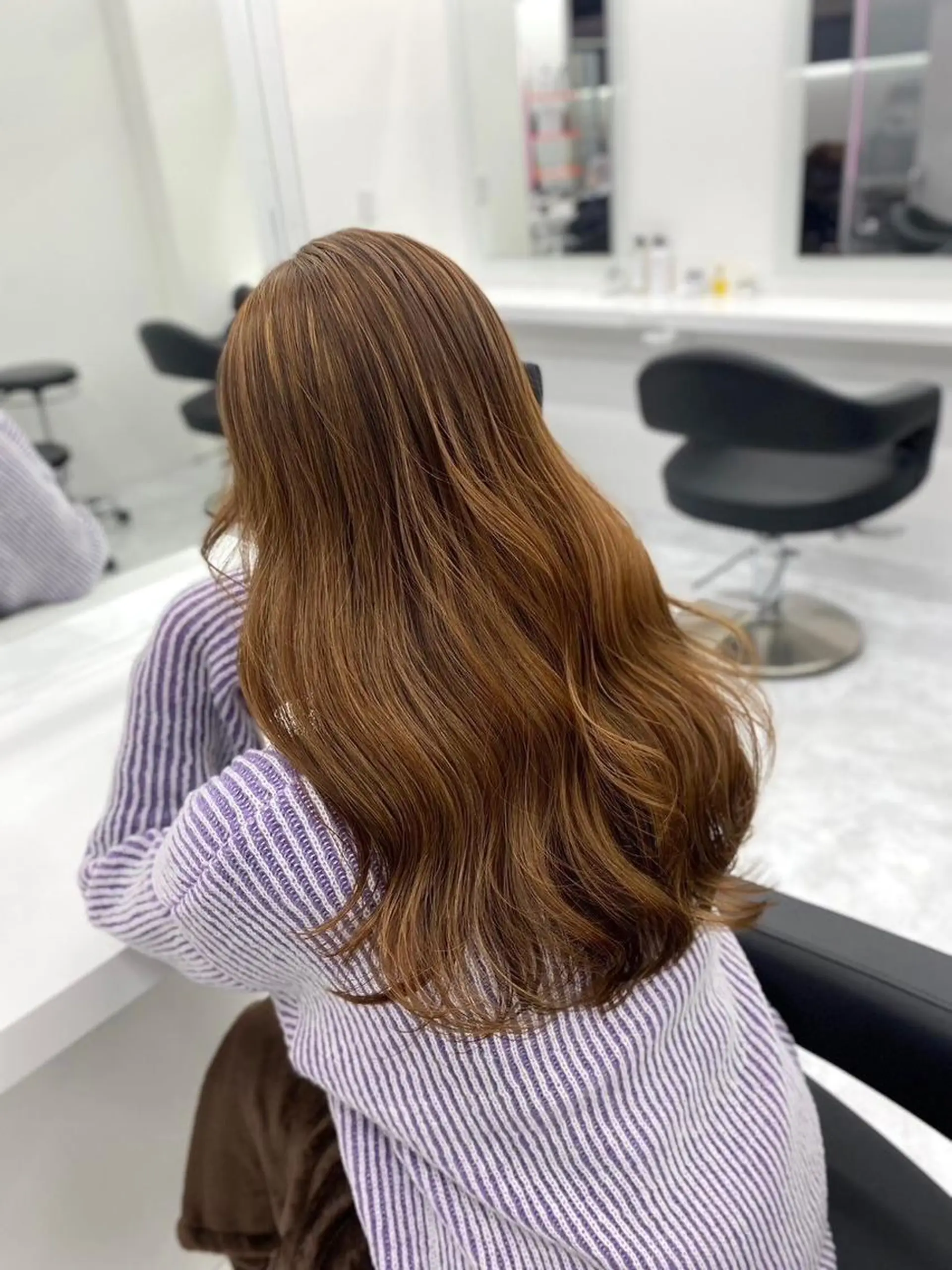 カラー カット ヘアカラー *愛され透け感🎀 カラーモデル🪡のヘアスタイル