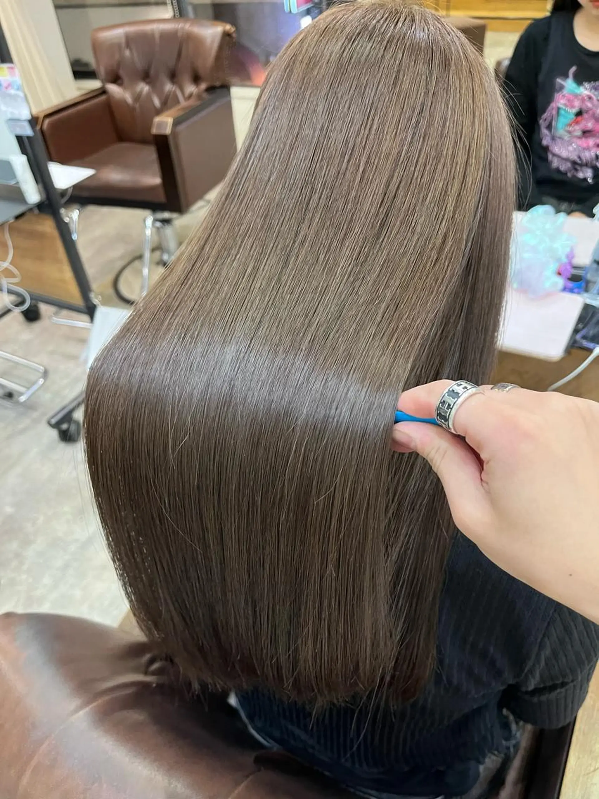 ロング カラー カット ヘアカラー トリートメント 🟢NEGi🟣 🫧髪質改善のヘアスタイル
