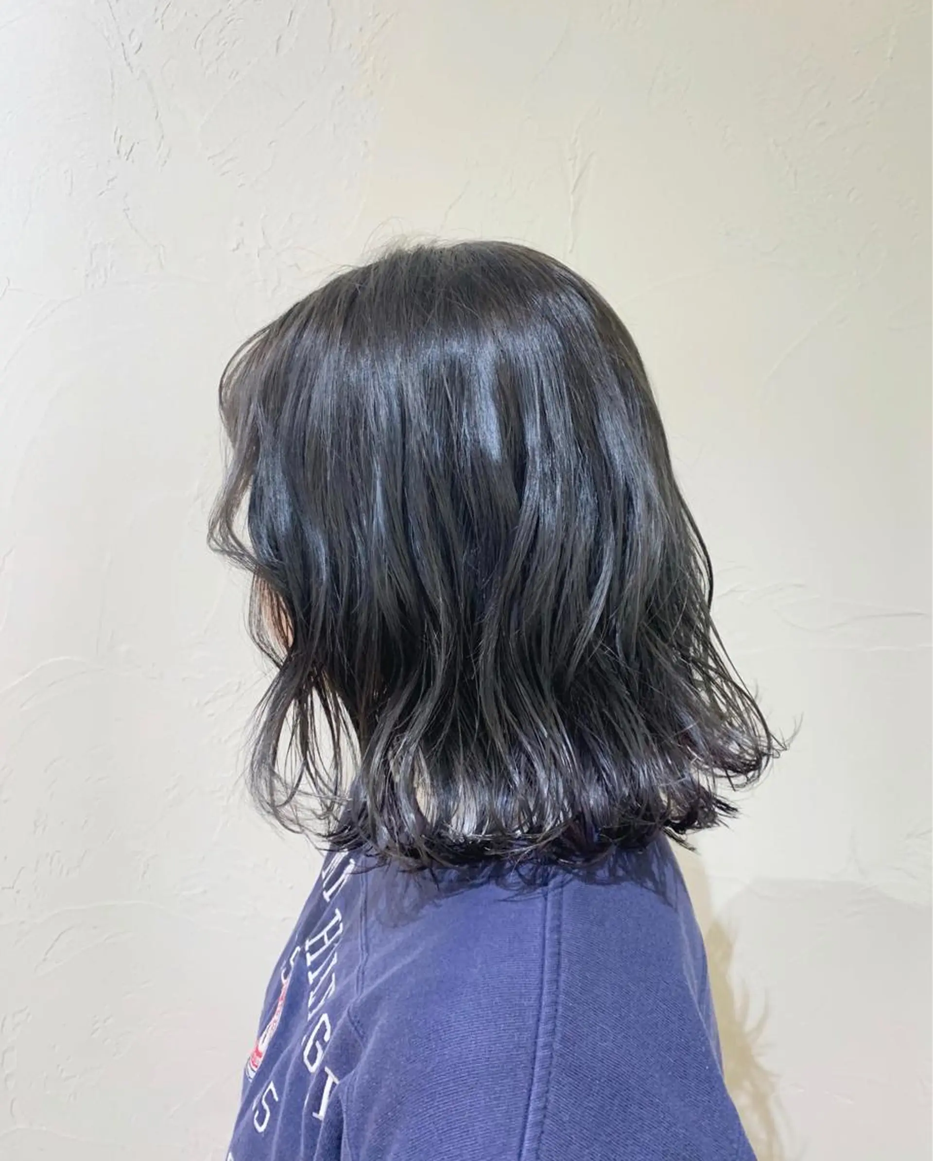 ミディアム カット ヘアカラー トリートメント 向井 涼太朗のヘアスタイル