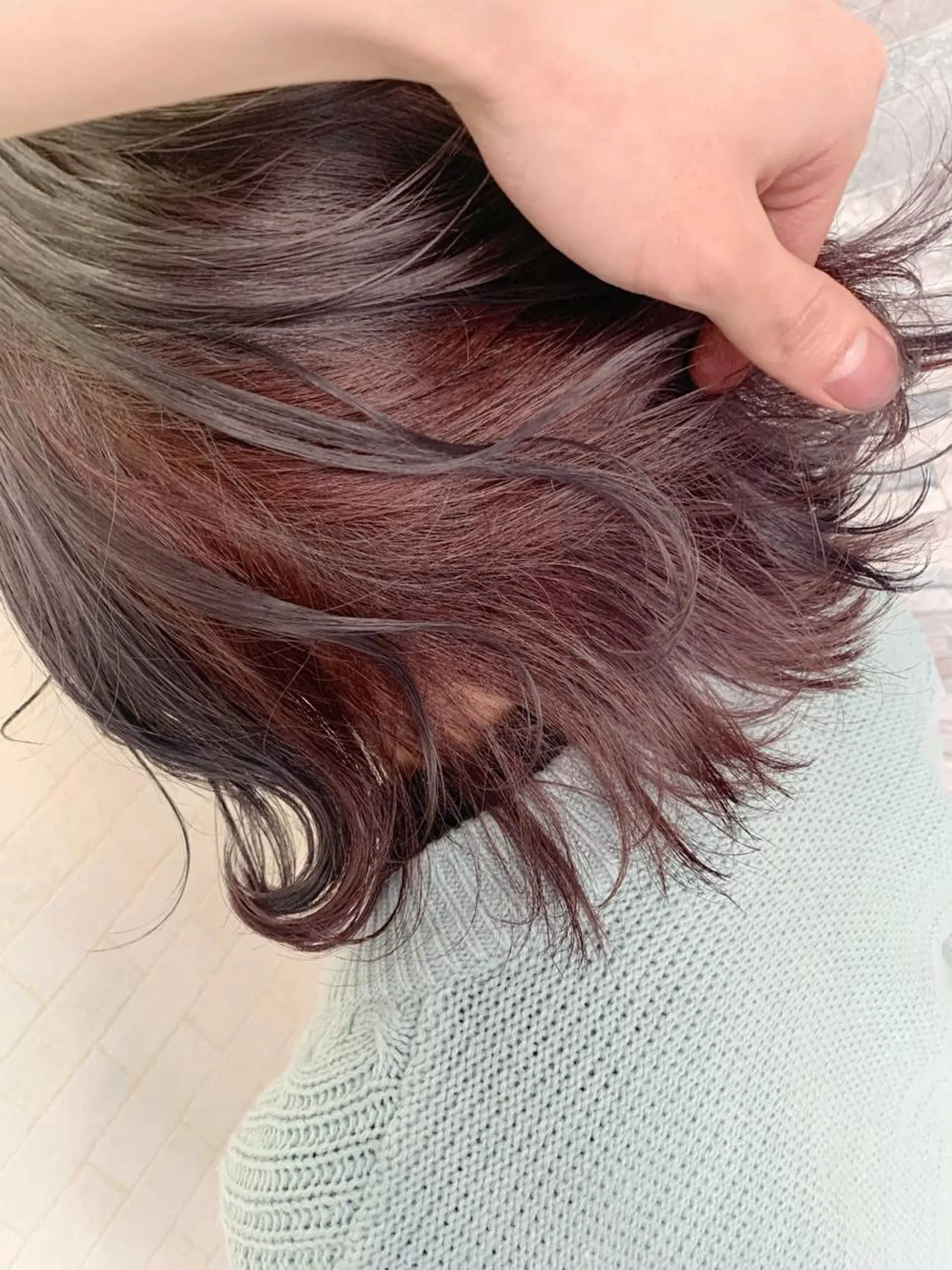 ショート カラー カット ヘアカラー トリートメント ワタイショウタ 髪質改善✨アイブロウのヘアスタイル