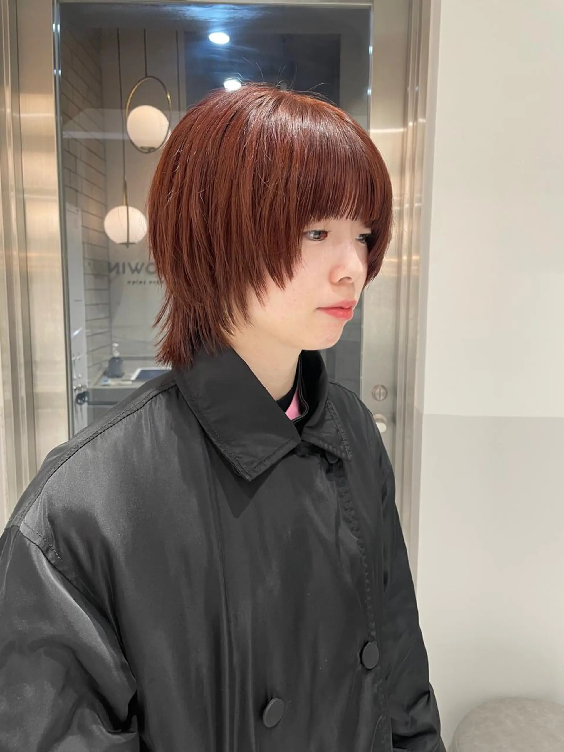 ショート カラー ヘアアレンジ satsuki ito/暖色、パーマのヘアスタイル