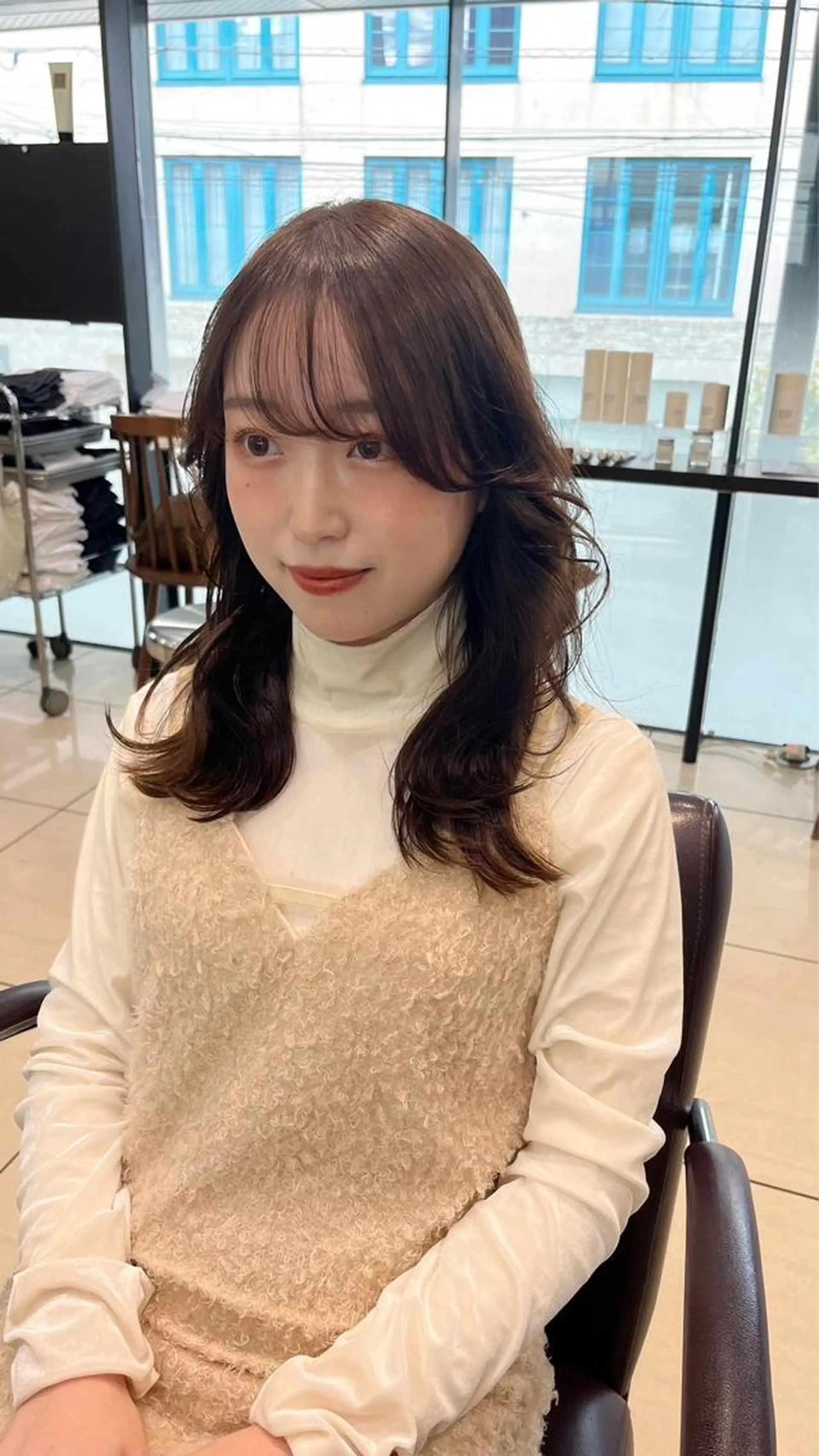 ロング 韓国風ヘア レイヤーカット トリートメント メンズパーマNo1 /Kazumaのヘアスタイル