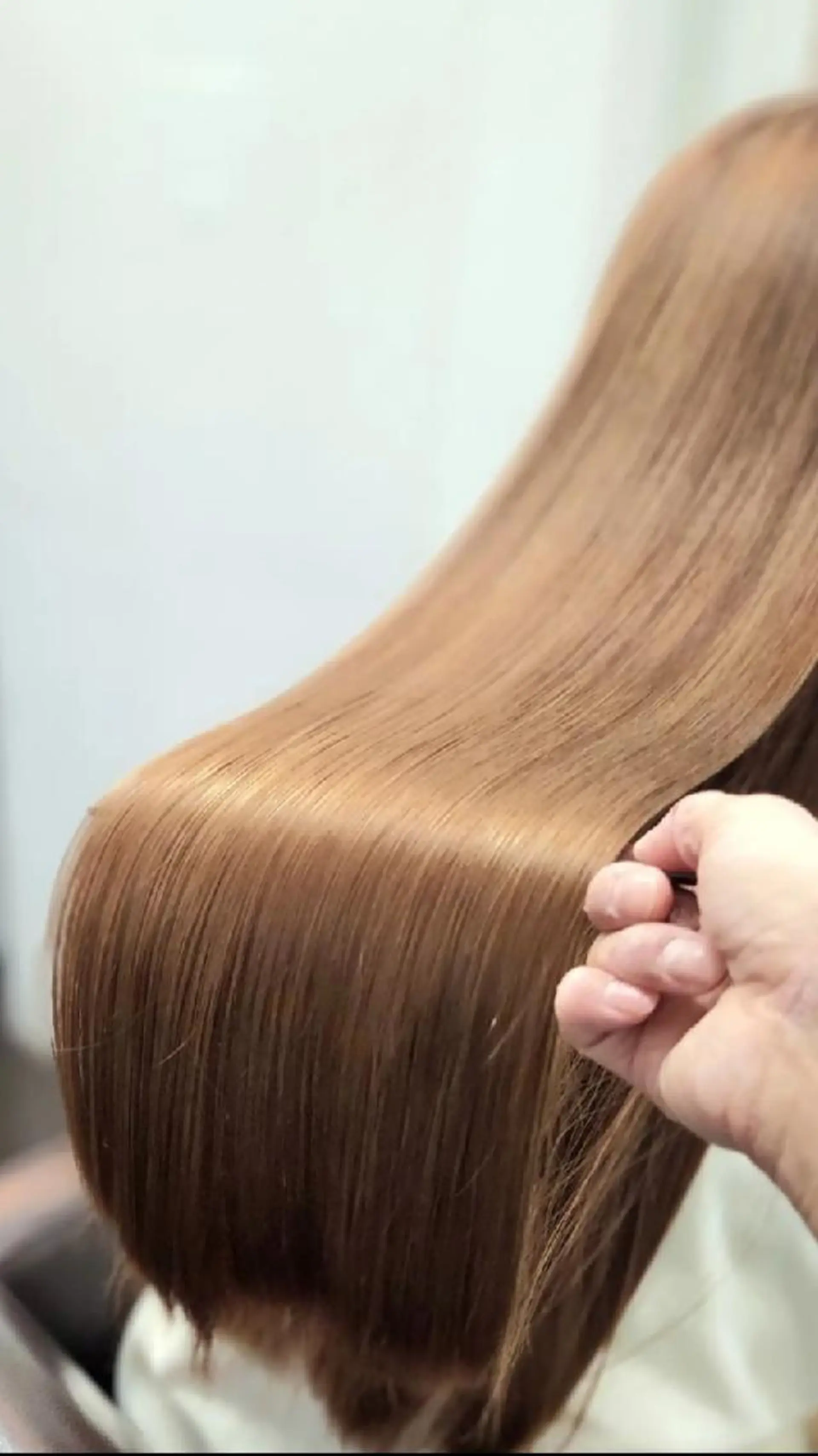 ロング 髪質改善 ロング 縮毛矯正 トリートメント 酸熱トリートメント ヘアカラー トリートメント ヒロセ シュウジのヘアスタイル