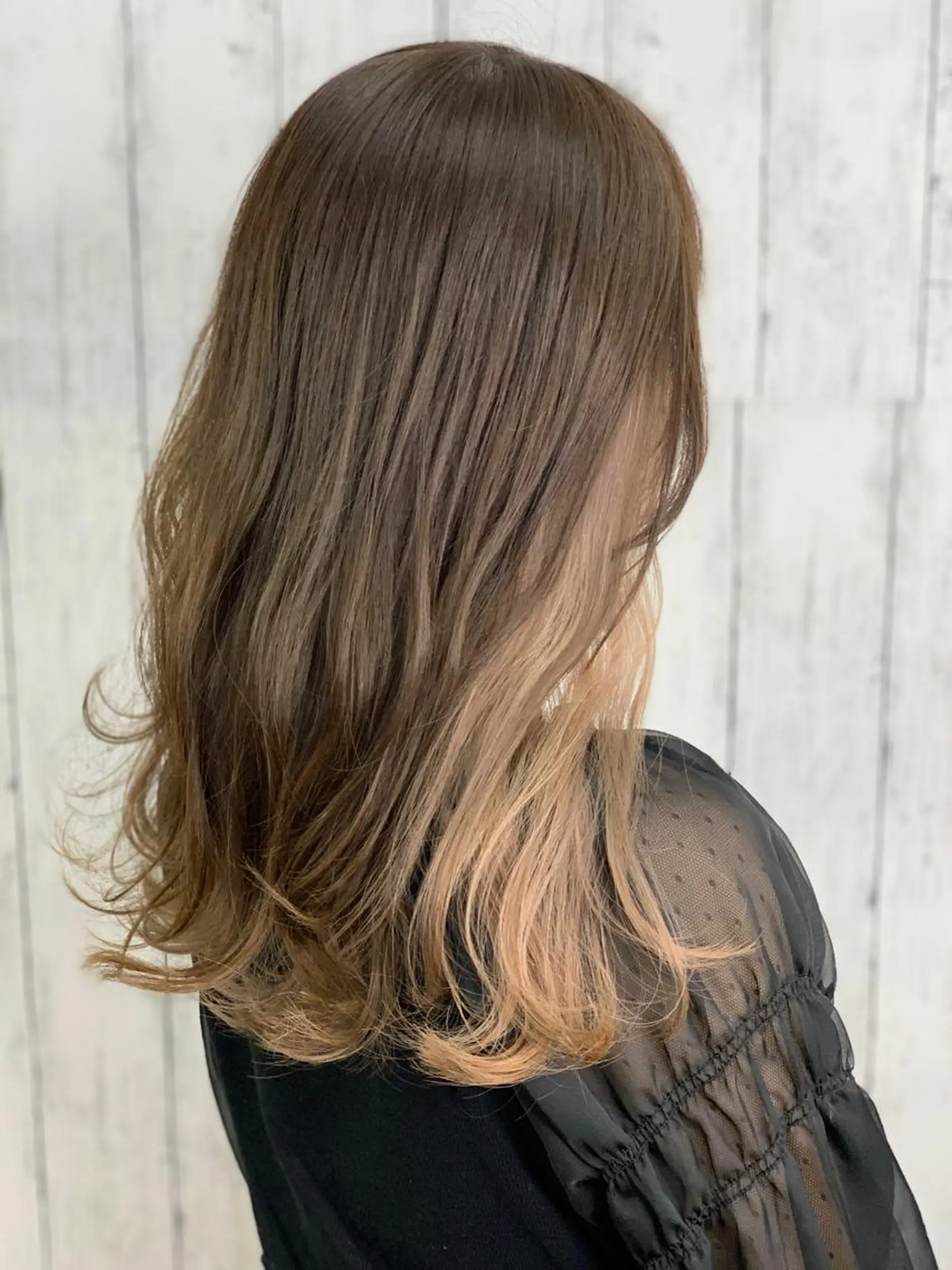 セミロング カット ヘアカラー 🌟ayame🌟 小野寺諒のヘアスタイル