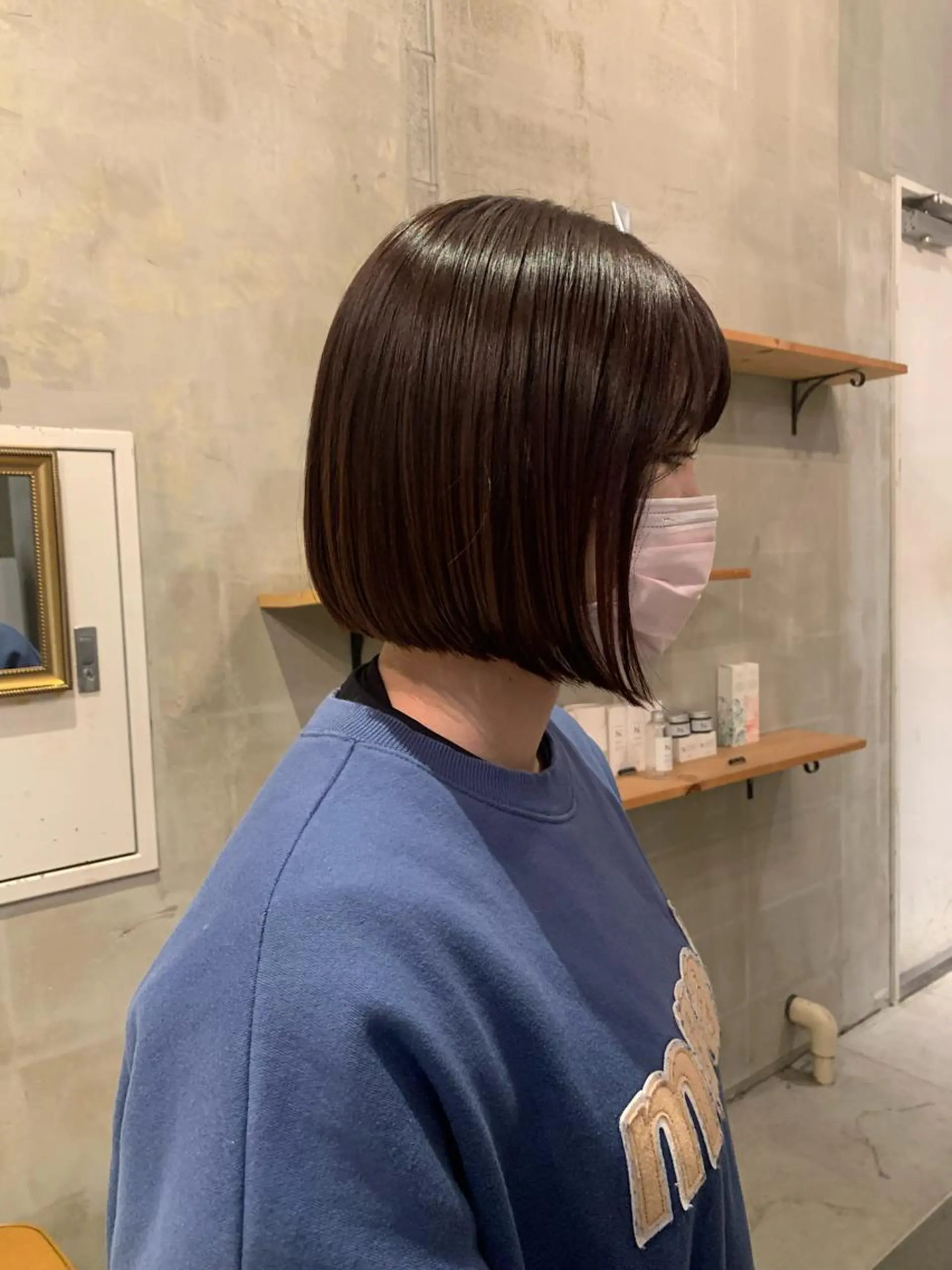 ショート カラー ボブ カット トリートメント カネコ ユカリのヘアスタイル