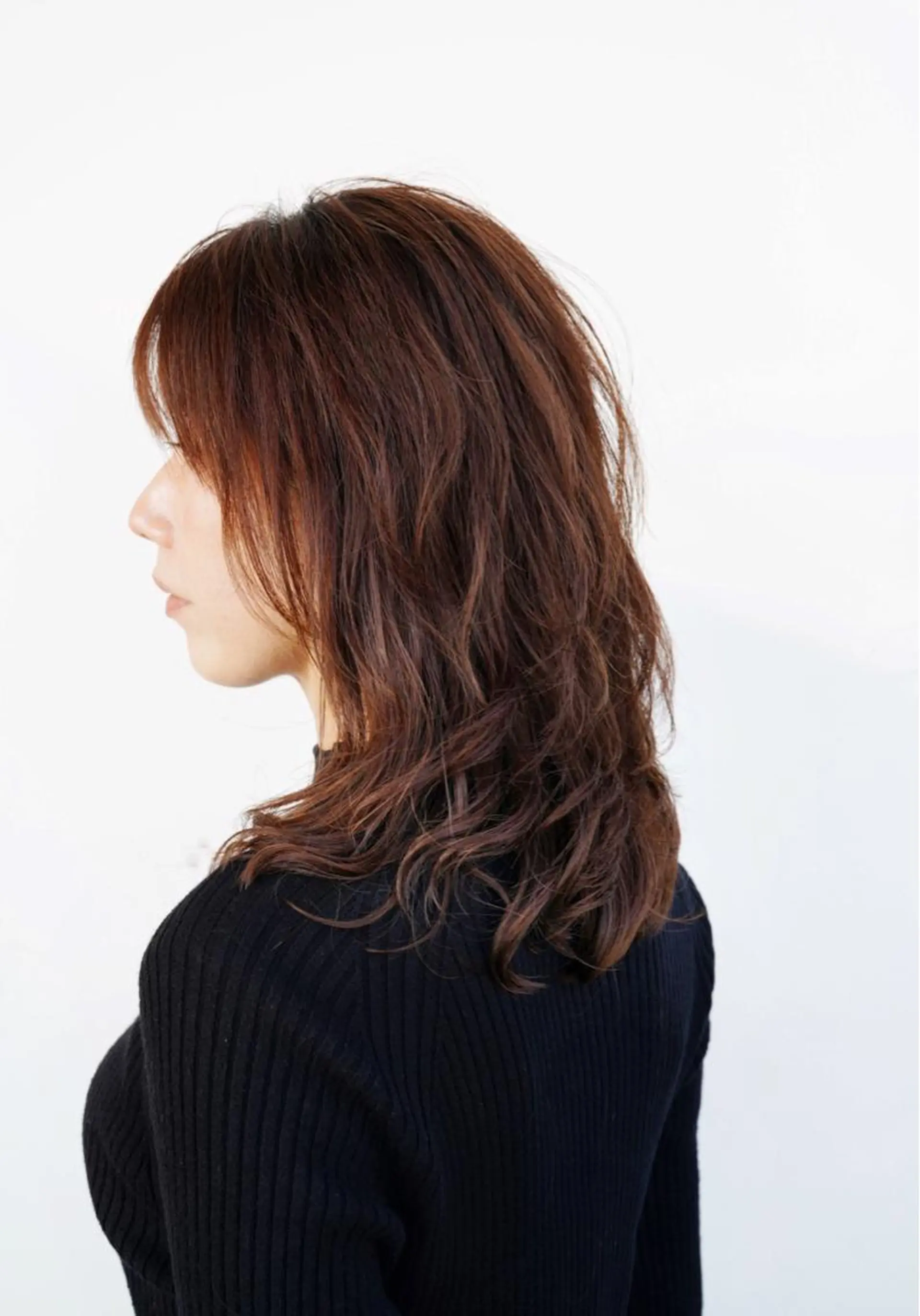 セミロング パーマ セミロングパーマ salon m ni サロンマーニ所属・久保田 一のヘアスタイル
