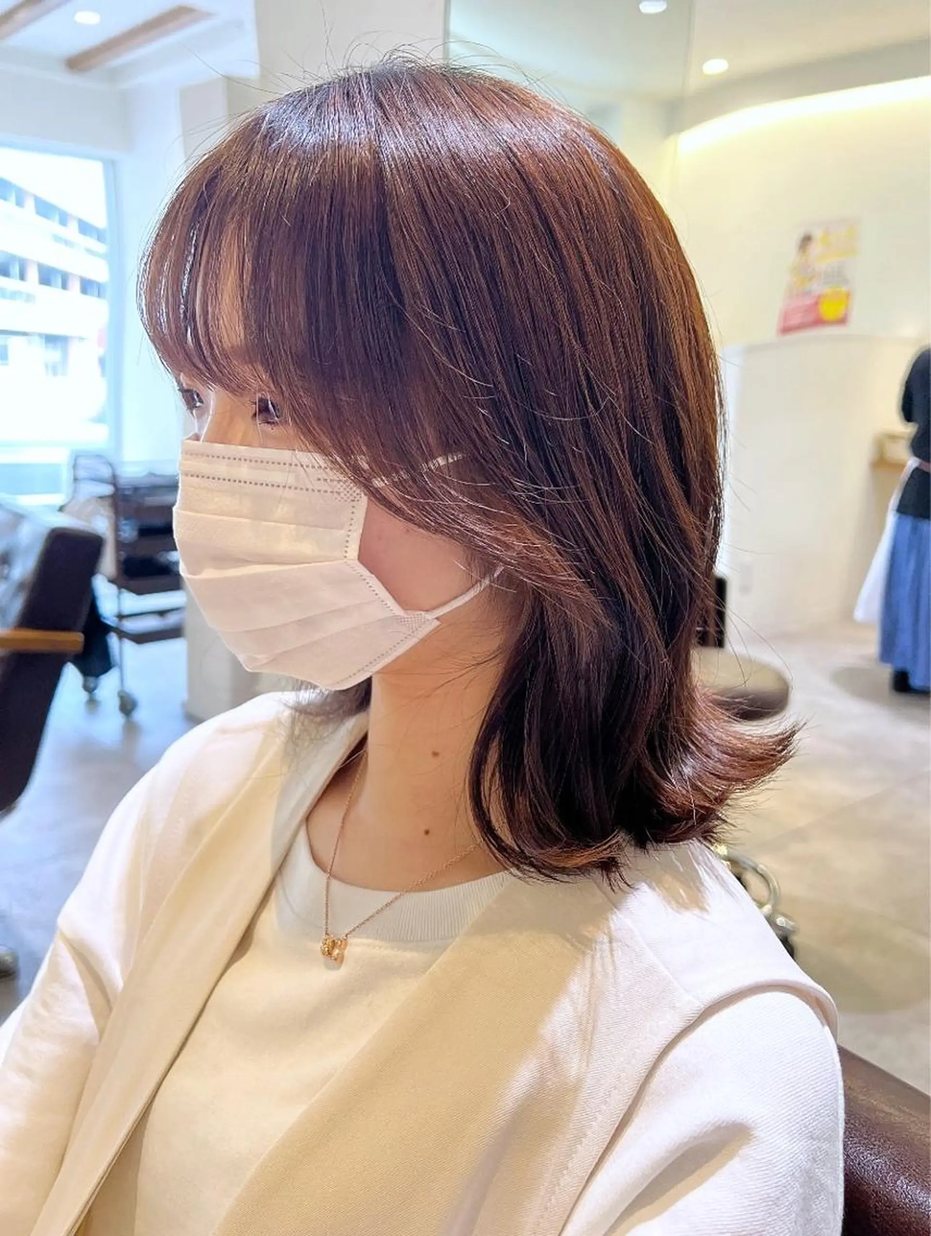 ミディアム カラー カット トリートメント 韓国ヘア×髪質改善 /yoshikaのヘアスタイル