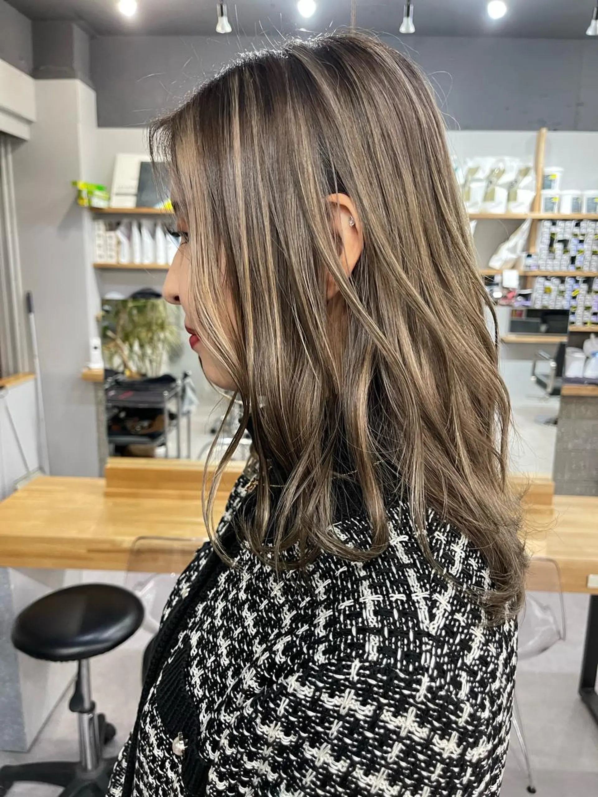 セミロング カラー カット ヘアカラー Reb_keiji 👑小倉圭司のヘアスタイル