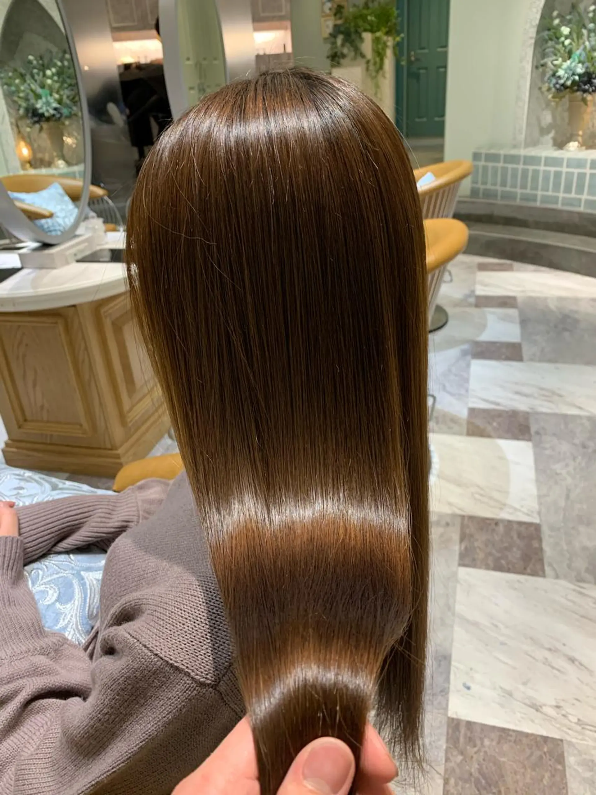 ロング カラー カット ヘアカラー トリートメント レイヤーカット/ 顔周り 五島巨幹のヘアスタイル