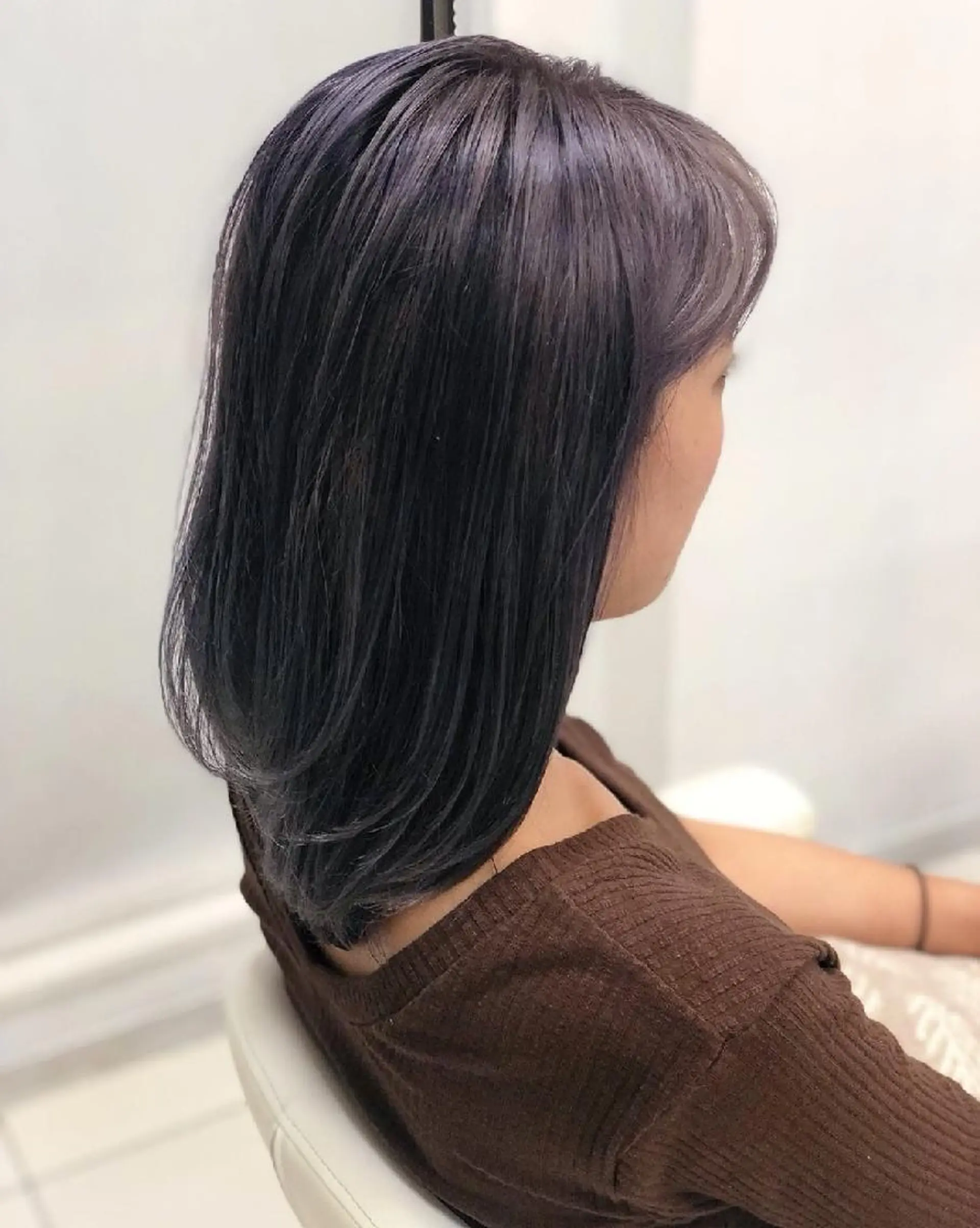 ロング カラー グラデーションカラー シルバー 💎大人ハイライト 💎上杉一也💎のヘアスタイル
