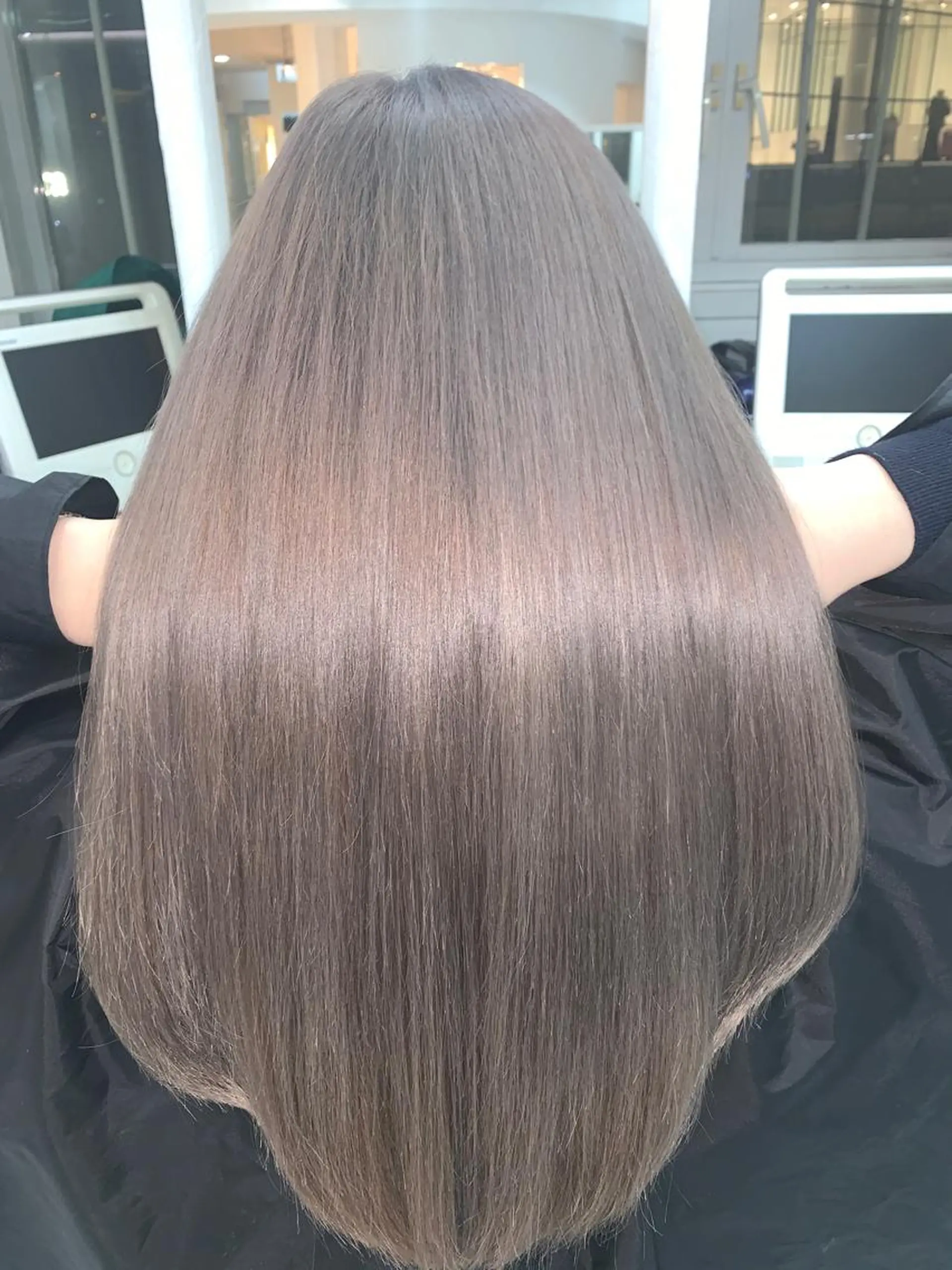 ロング カラー ベージュカラー ブリーチ ケアブリーチ ヘアカラー トリートメント ヘアセット LAS 代表 ナガカワ コウヘイのヘアスタイル