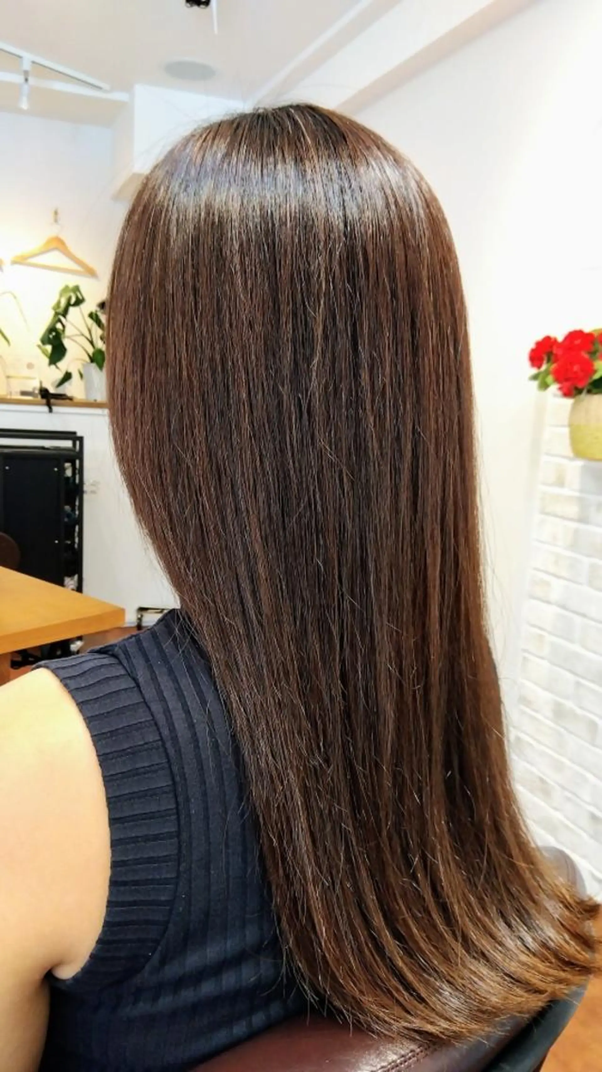 ロング カット 縮毛矯正 Ricos所属・佐久間 将のヘアスタイル