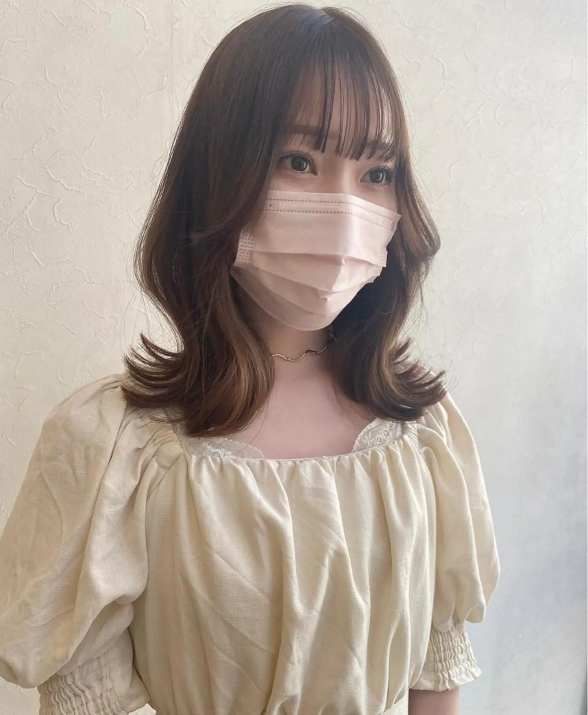 セミロング カラー nakahara madokaのヘアスタイル