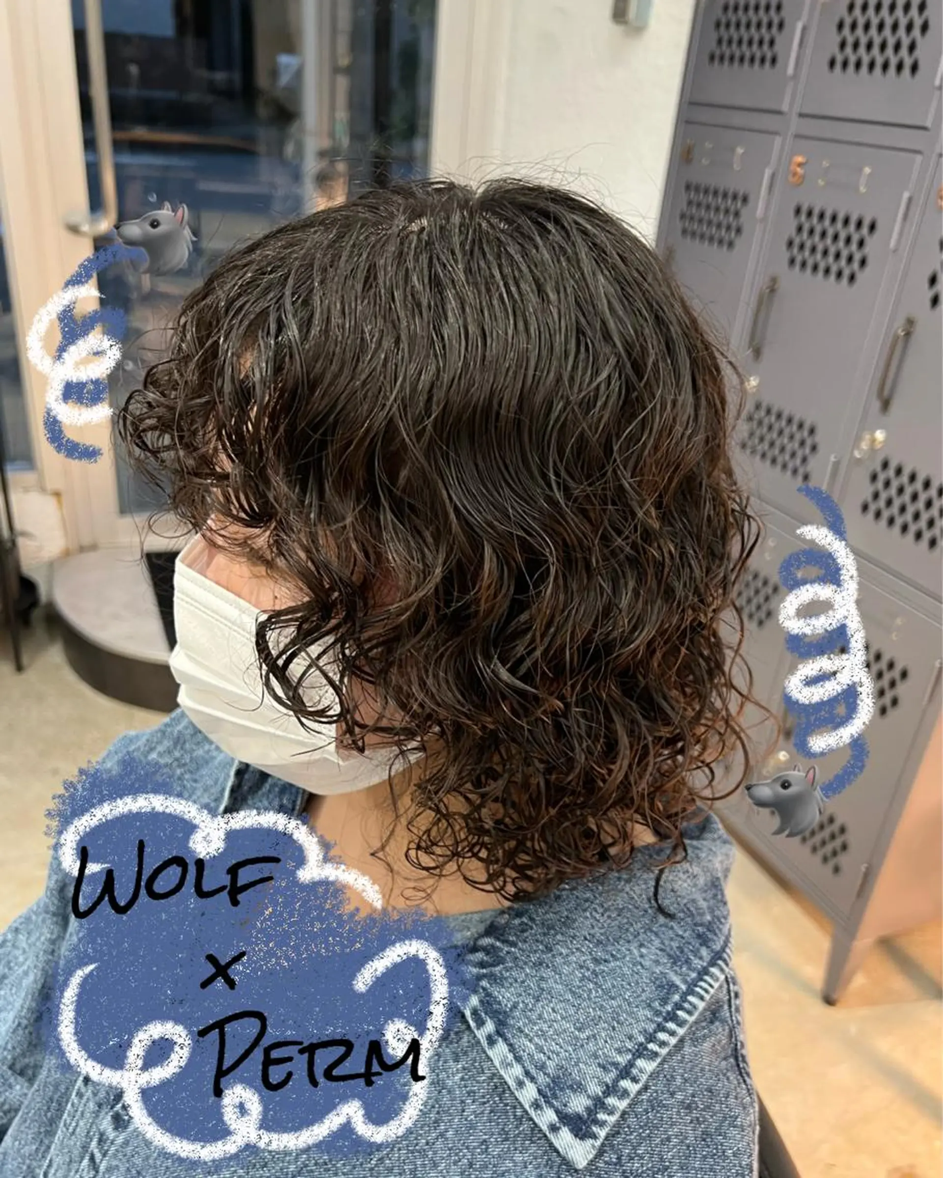 ミディアム パーマ オタク美容師💟 チバコナツのヘアスタイル