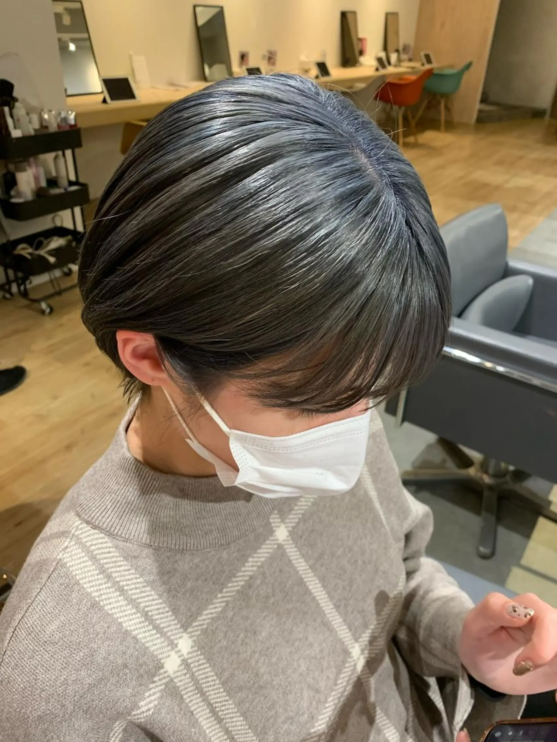 ショート カラー ヘアカラー 美髪・シールエクステ ホソタニリョウコのヘアスタイル