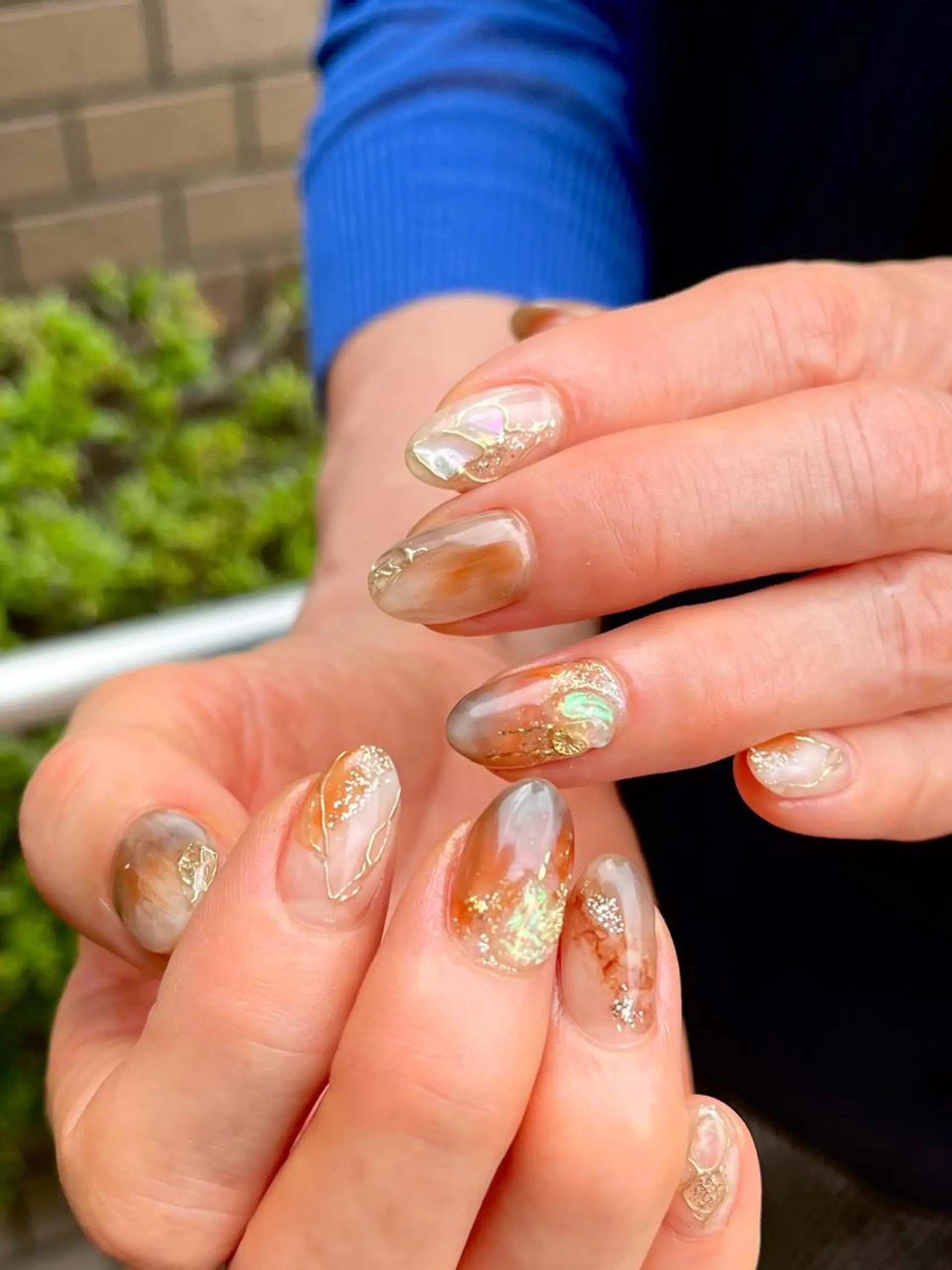 ネイル キラキラネイル ニュアンスネイル ハンドネイル Nail Rinonのネイルデザイン
