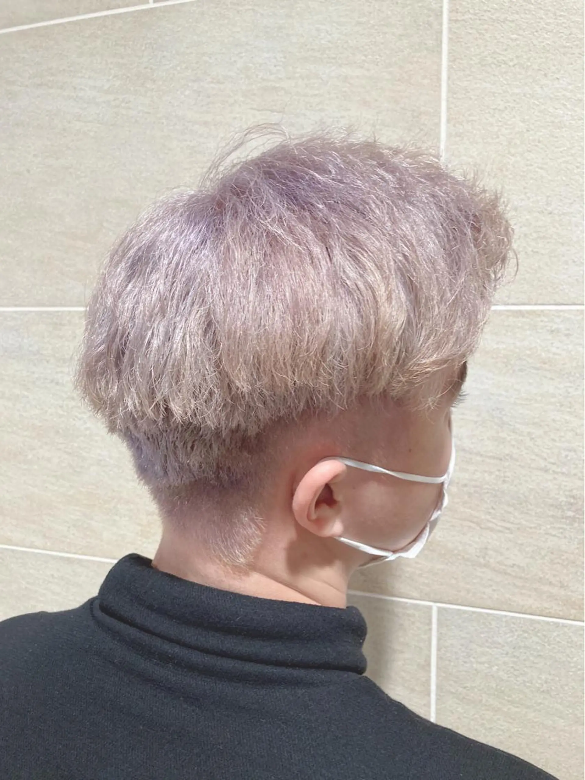 ショート メンズ ヘアカラー 宮原 佳苗のヘアスタイル
