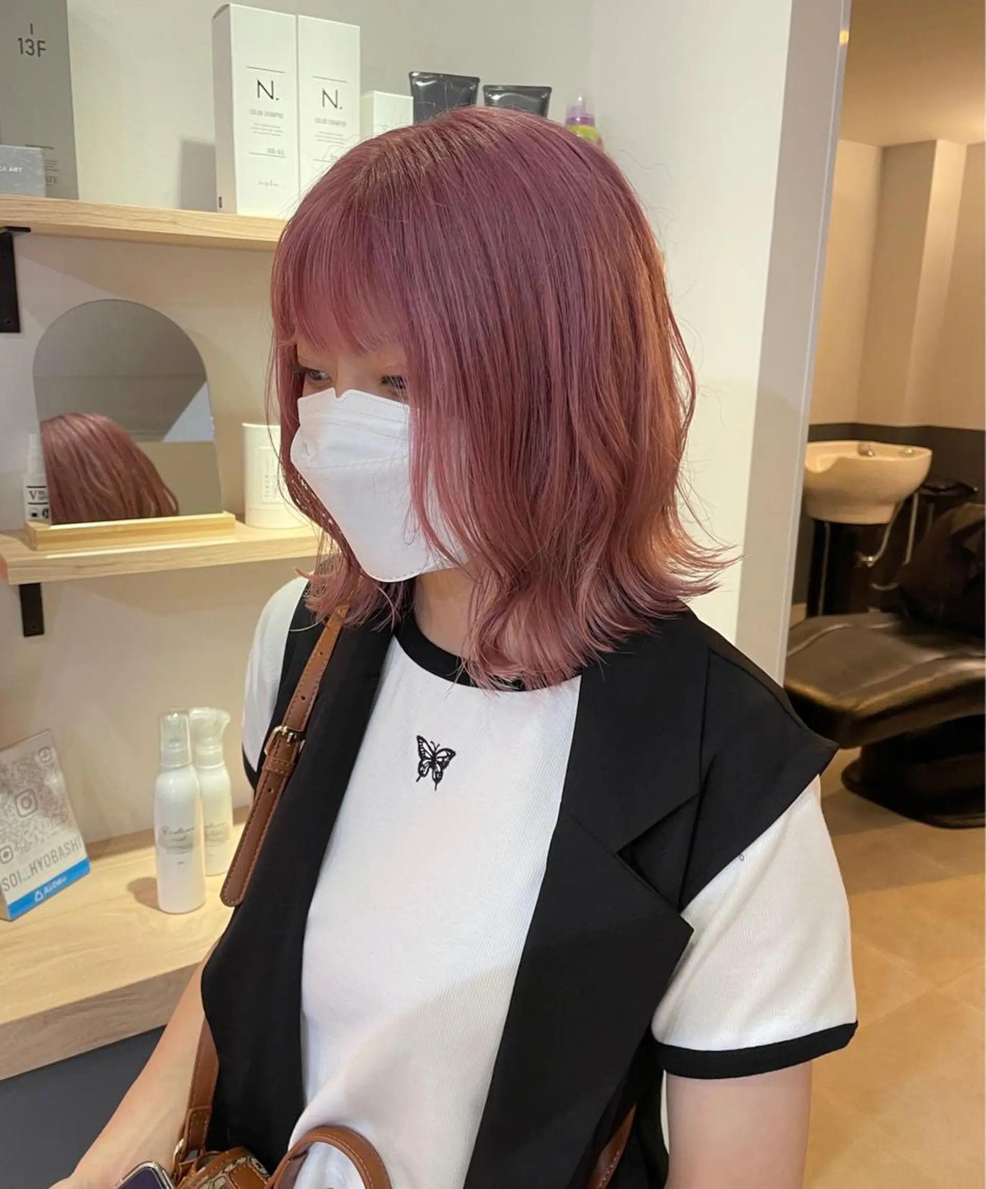 ショート カラー yohaku misakiのヘアスタイル