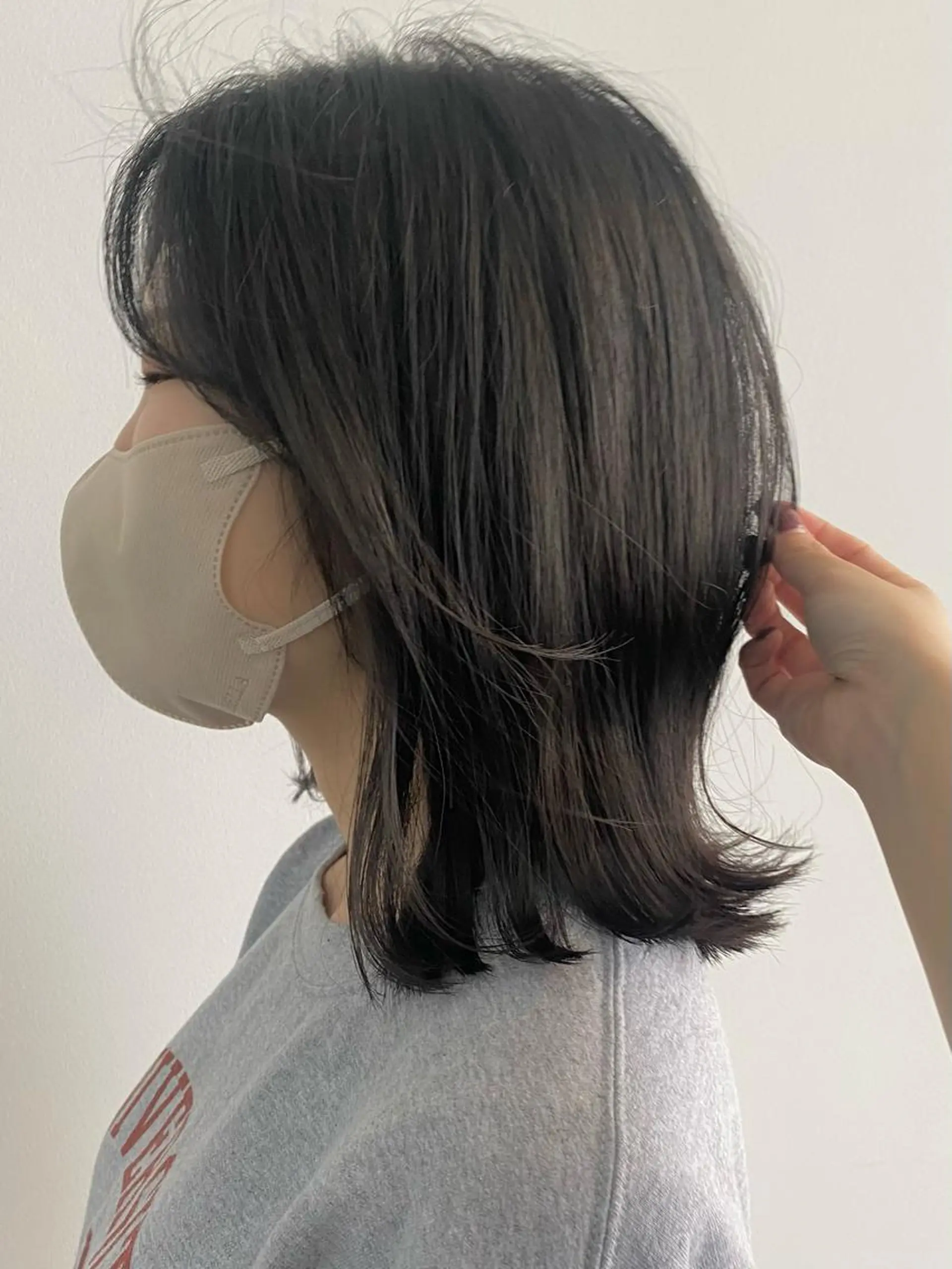 ミディアム ボブ くびれヘア カット 🌷pasapas/ すみれ🌷のヘアスタイル