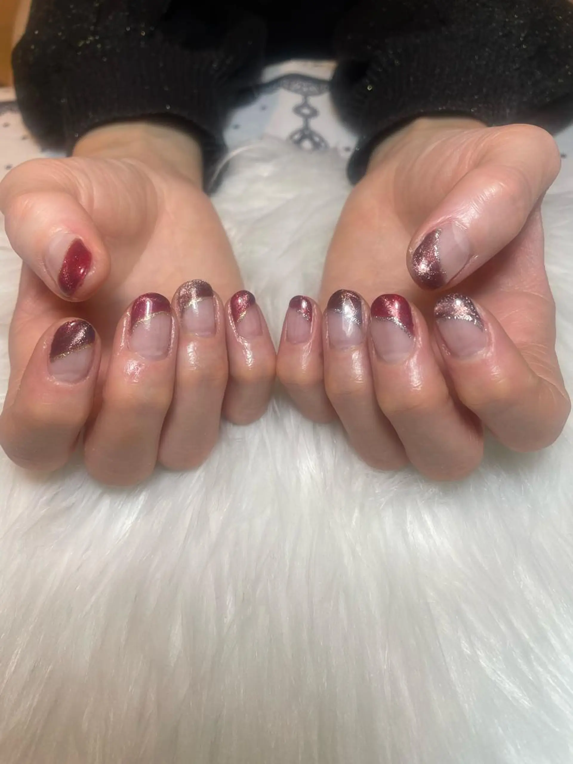 ネイル フレンチネイル 大袋駅東口徒歩2分 alivioのネイルデザイン