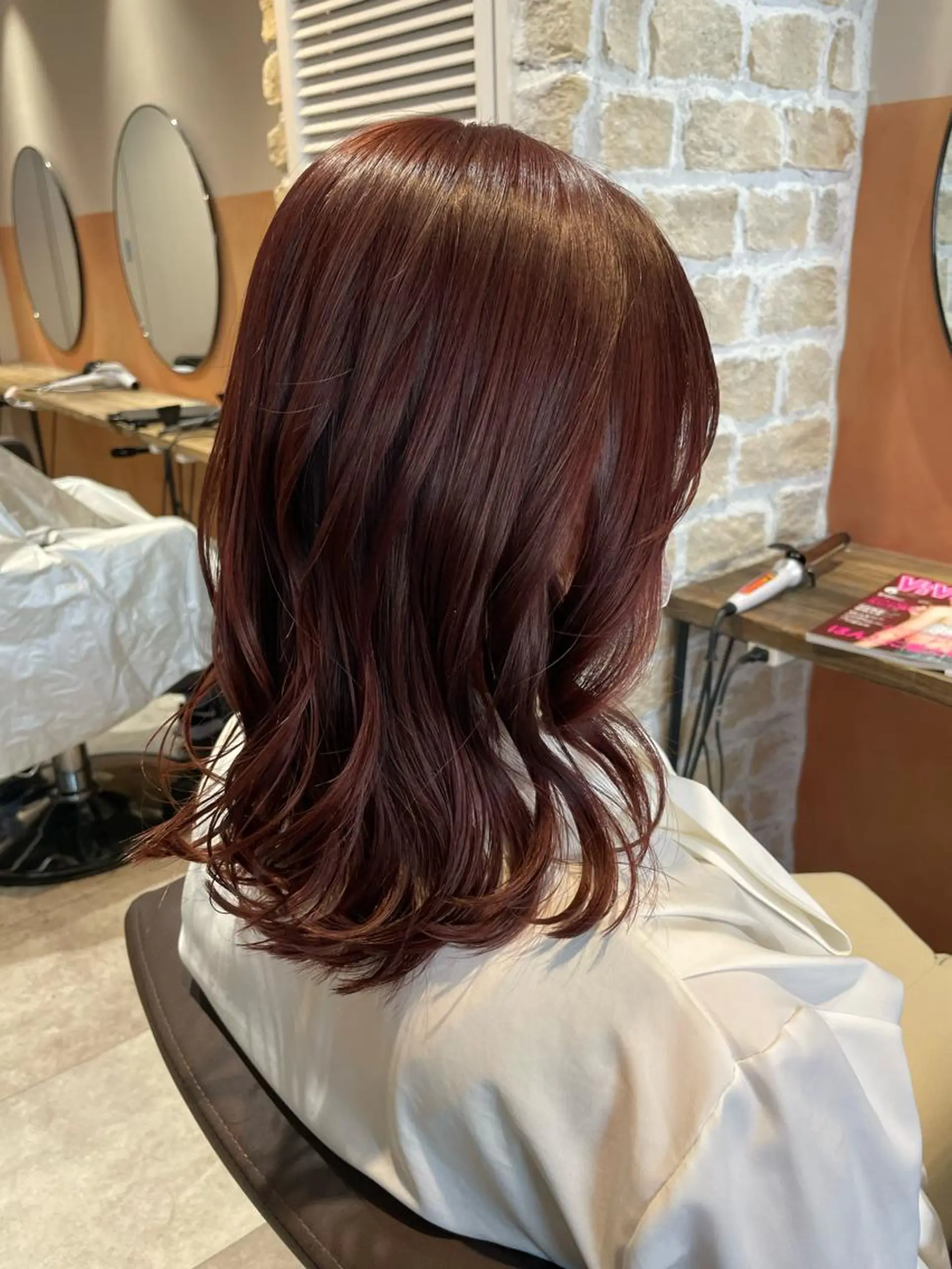 ミディアム カラー ブラウンカラー ピンクカラー ピンクブラウン カット ヘアカラー トリートメント 💐パーソナルカラー /市橋加菜💐のヘアスタイル