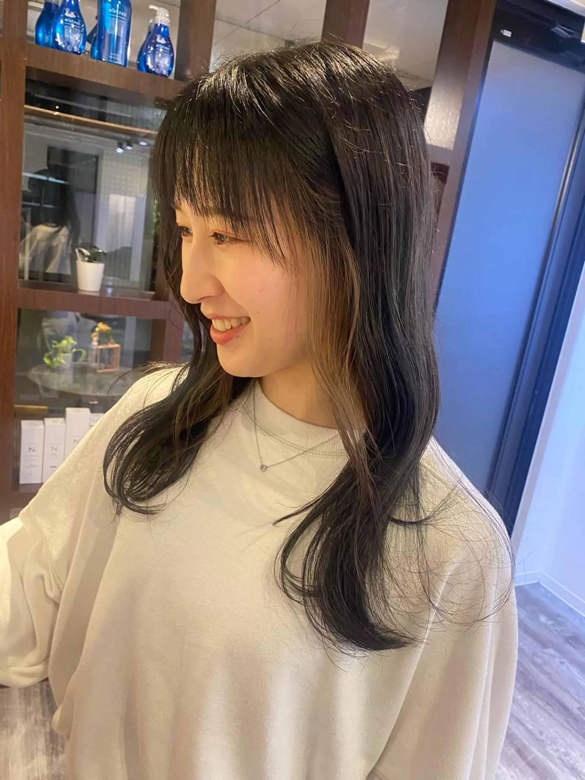 カラー ブリーチ ヘアカラー 西山 恵太郎のヘアスタイル