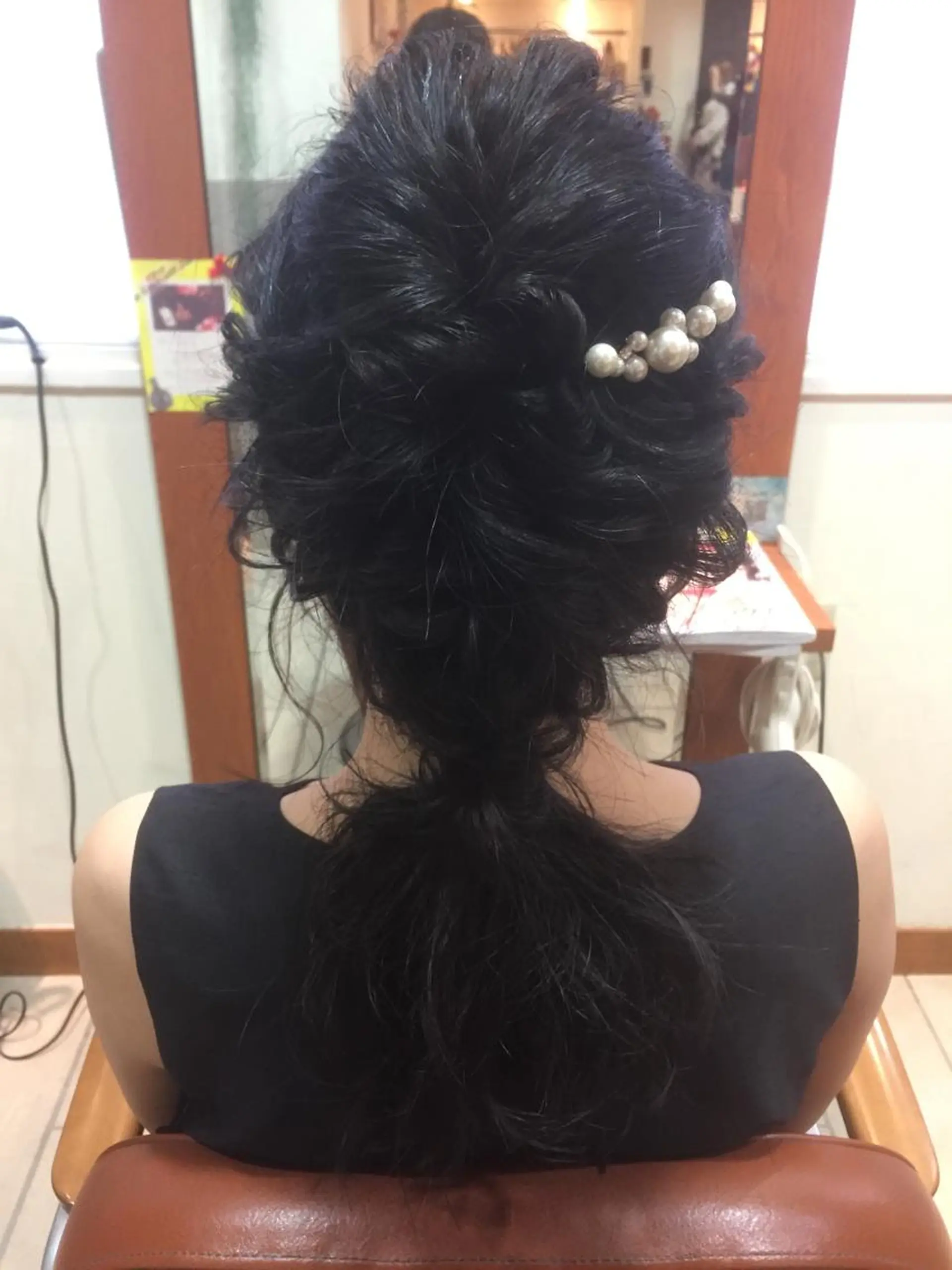 ロング カラー パーマ ヘアアレンジ 可愛いを作る神 ナオヒロのヘアスタイル